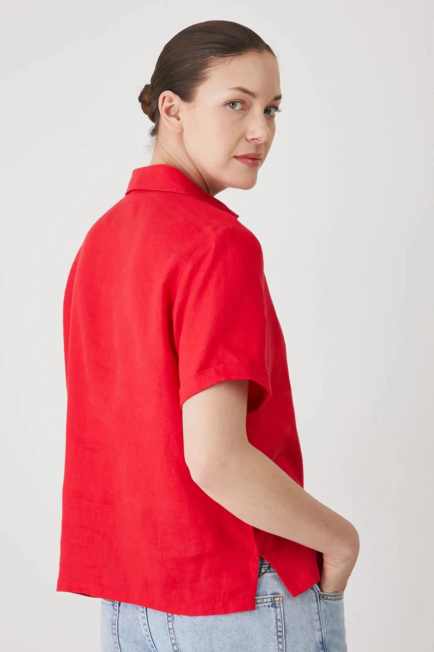 Льняная рубашка - фото 3