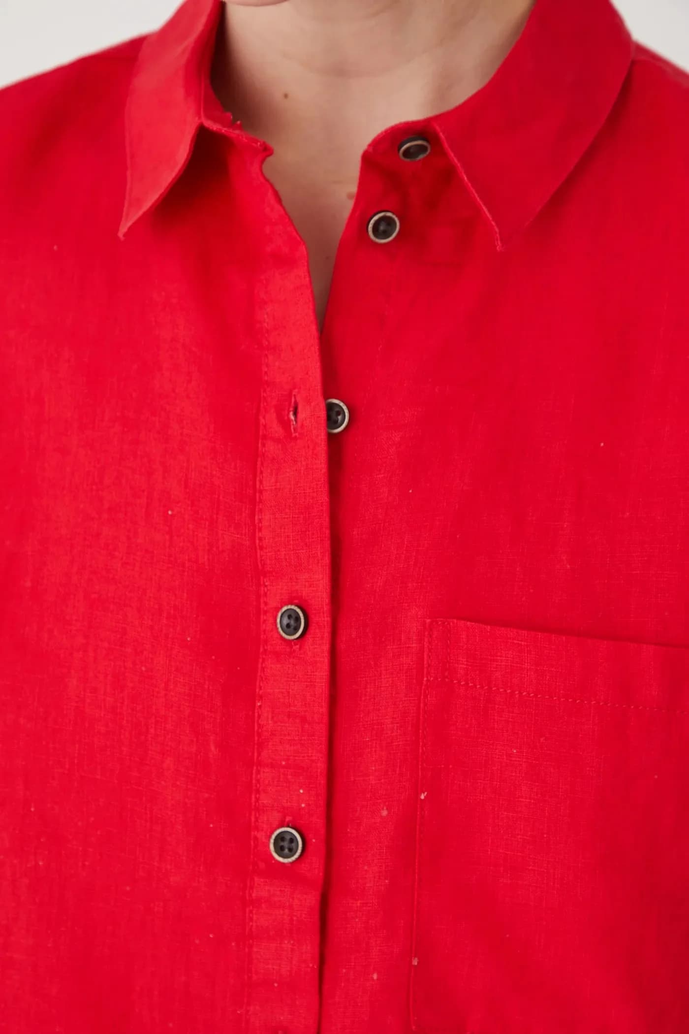 Льняная рубашка - фото 5