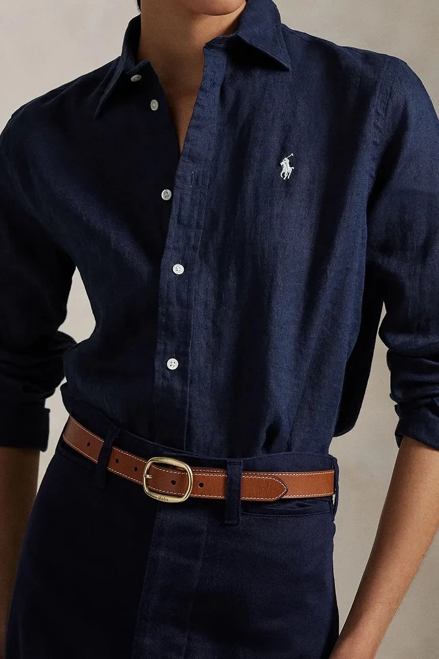 Льняная рубашка - фото 4