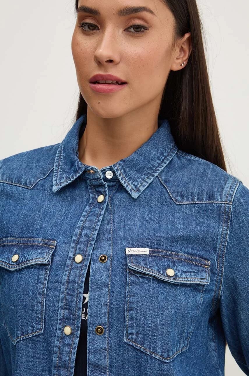 Джинсовая рубашка - фото 4