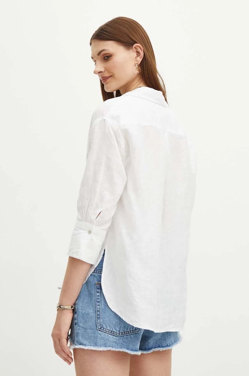 Льняная рубашка - фото 3