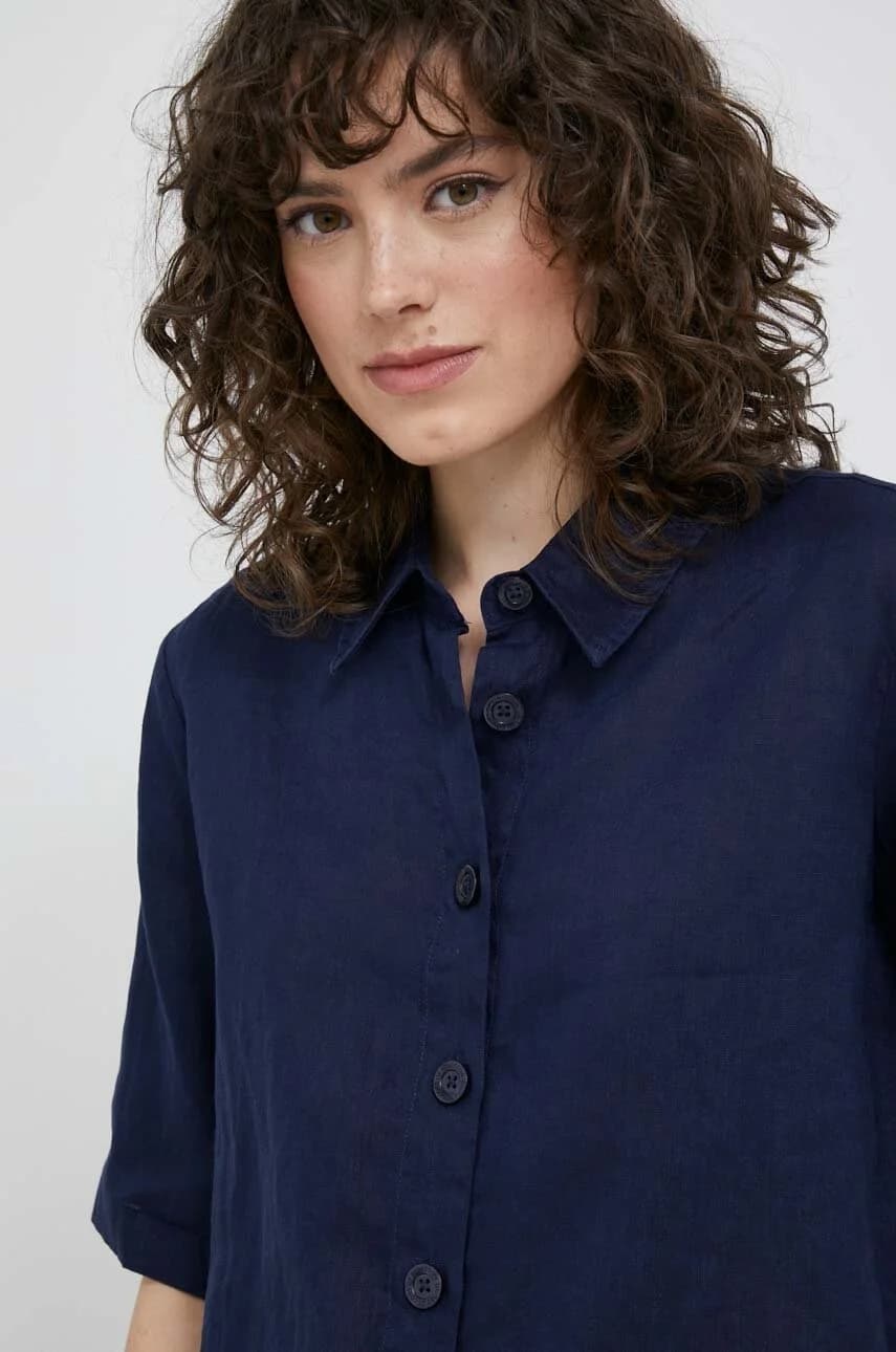 Льняная рубашка - фото 4