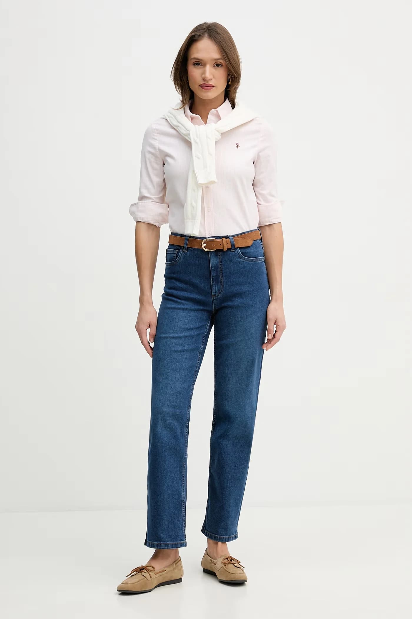 Рубашка STRIPE STRETCH CLASSIC FIT OXFORD - фото 2