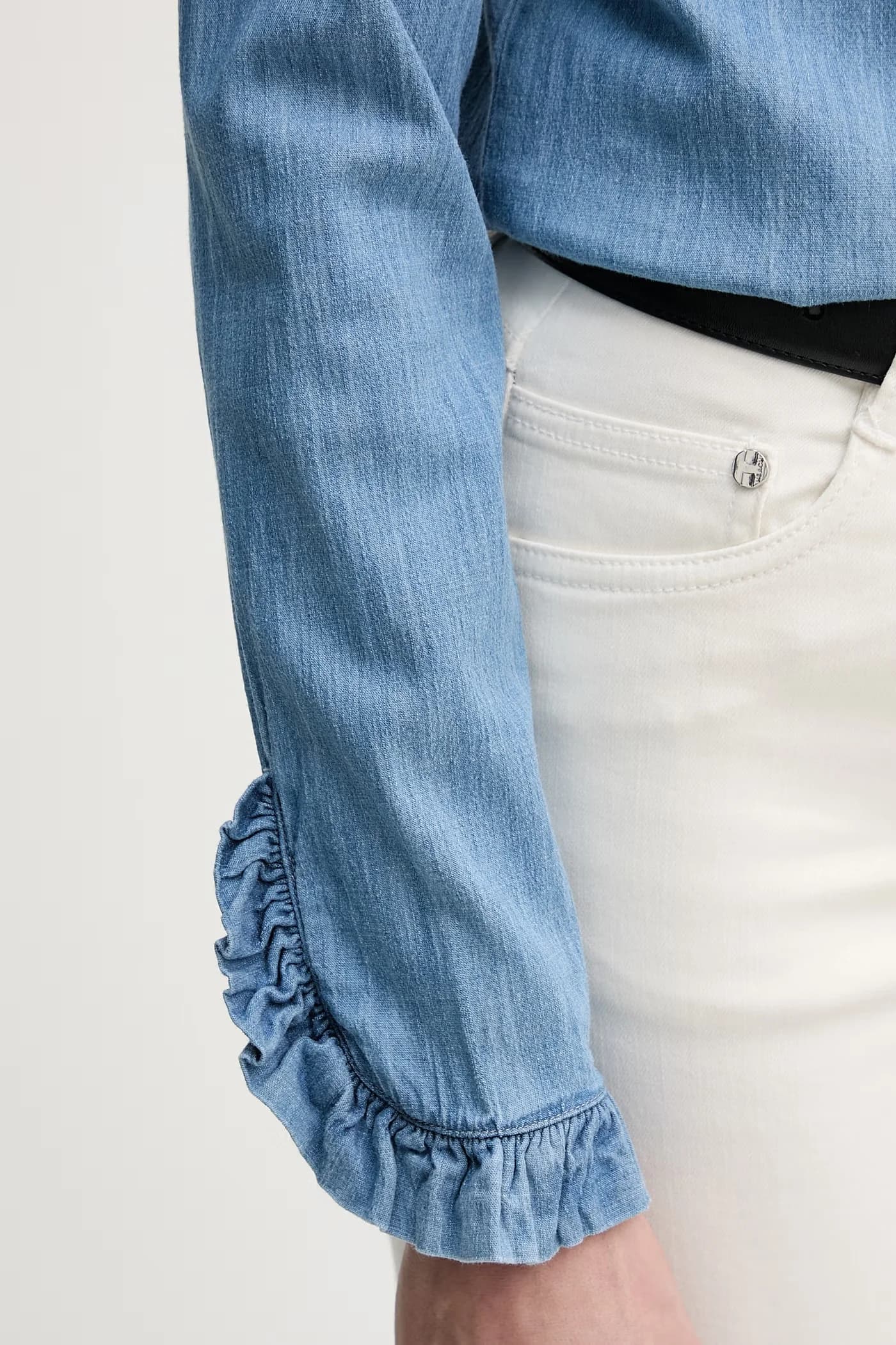 джинсовая рубашка Mattie - фото 5