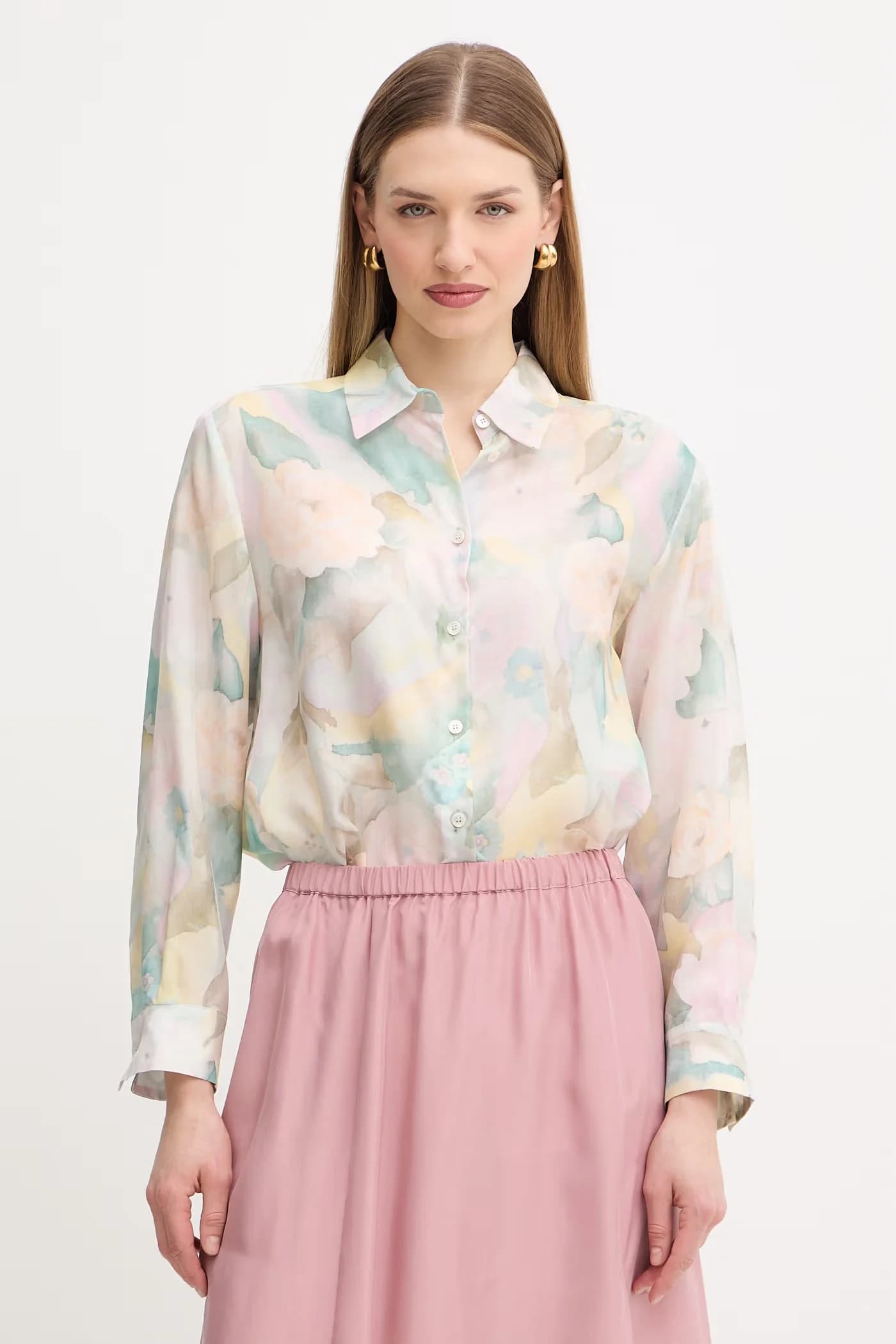 Шелковая рубашка ANGIO