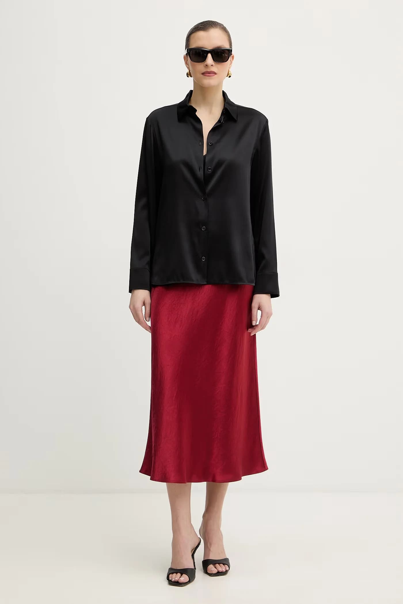 Рубашка из шелка QUARTO - фото 2