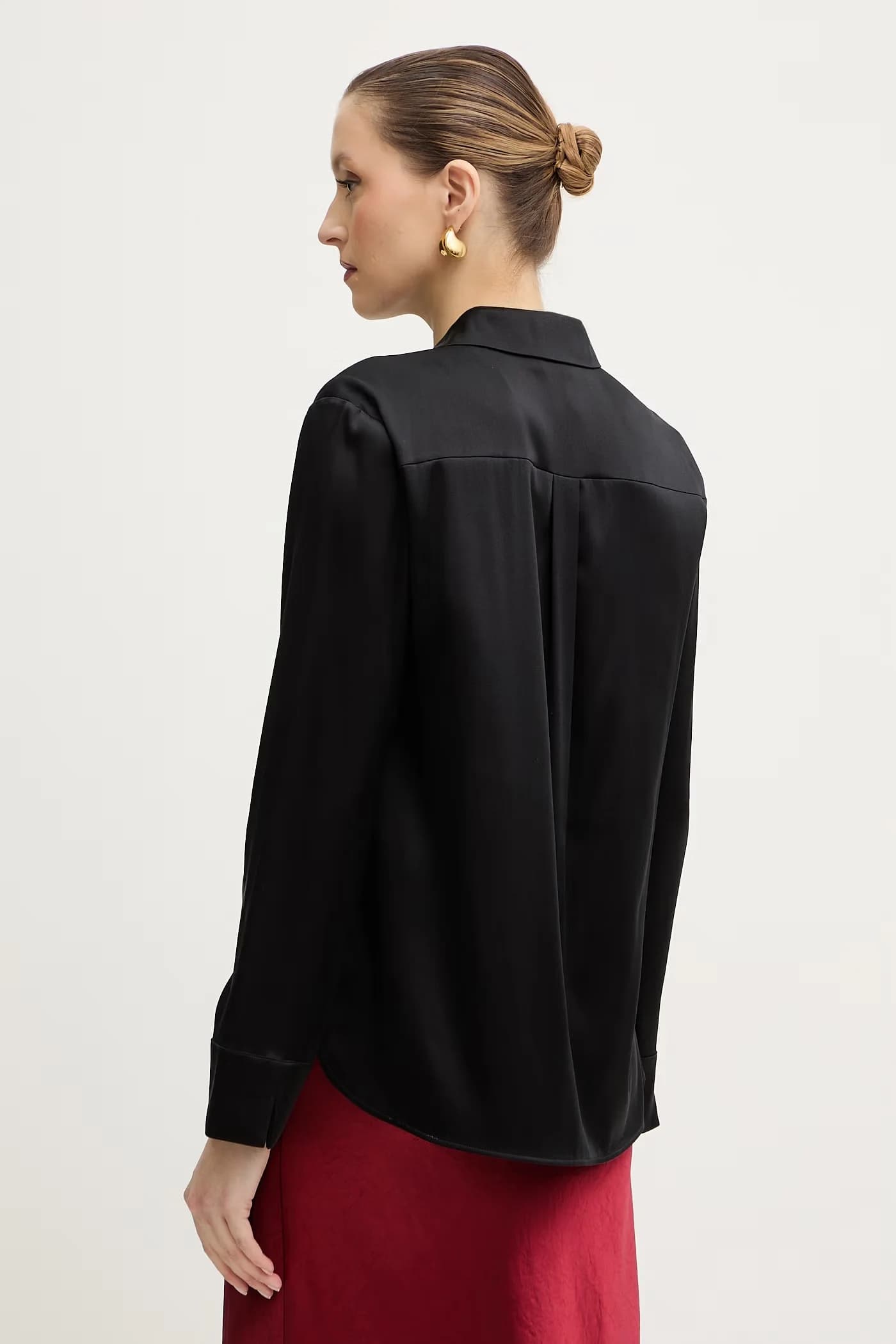 Рубашка из шелка QUARTO - фото 3