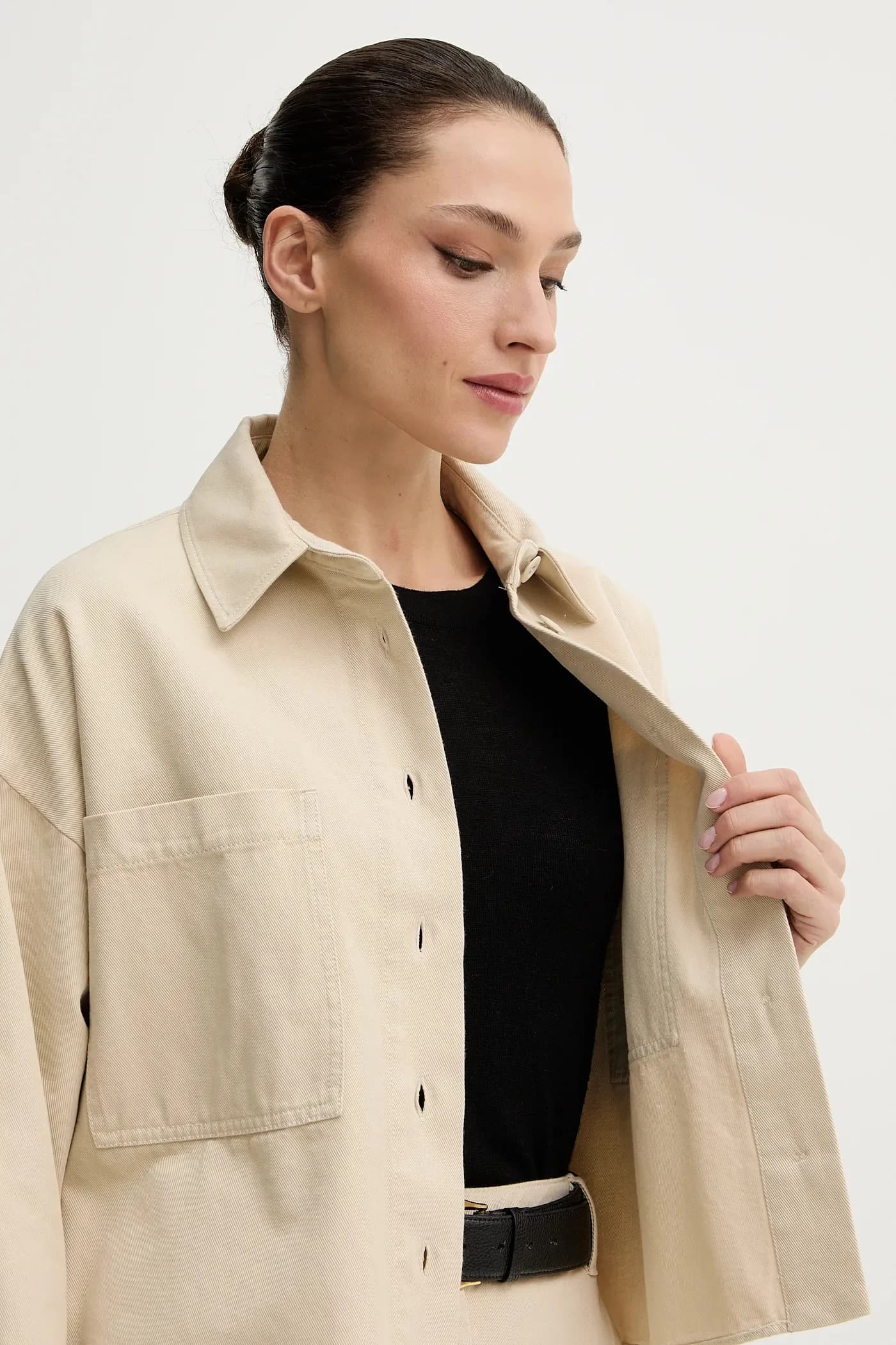 рубашка RADENTE из хлопка - фото 8