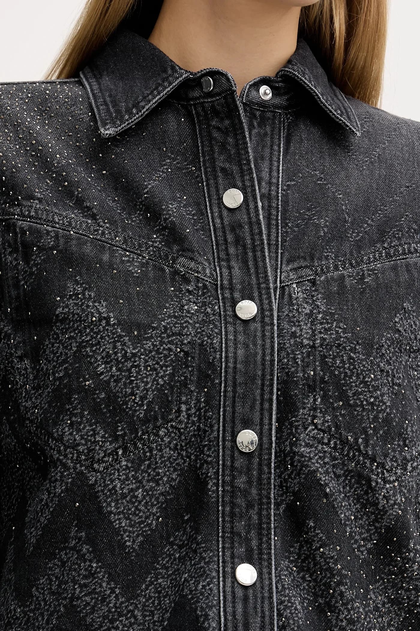 C_SHIRT LS 1.0 джинсовая рубашка - фото 5