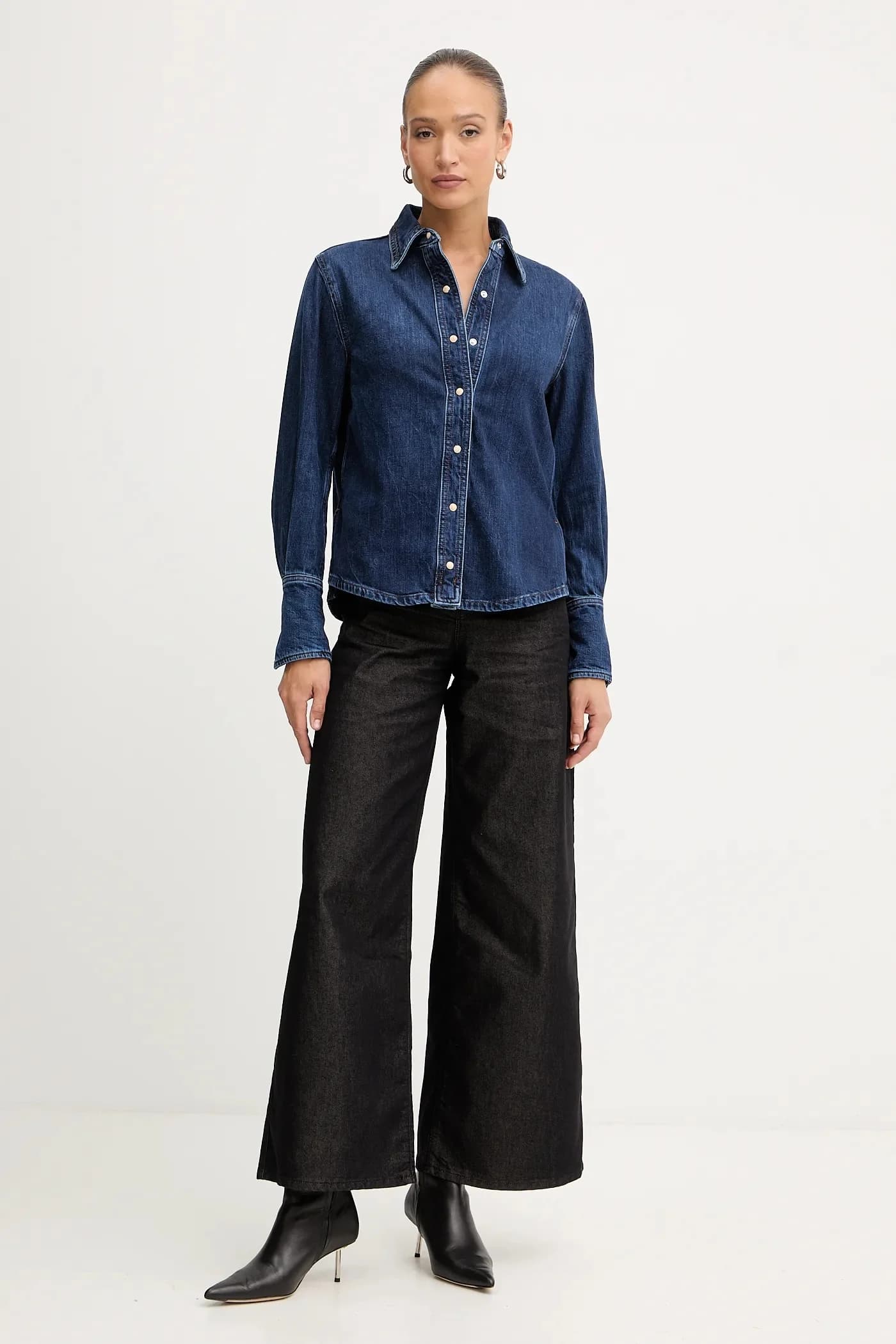 C_SHIRT LS джинсовая рубашка - фото 2