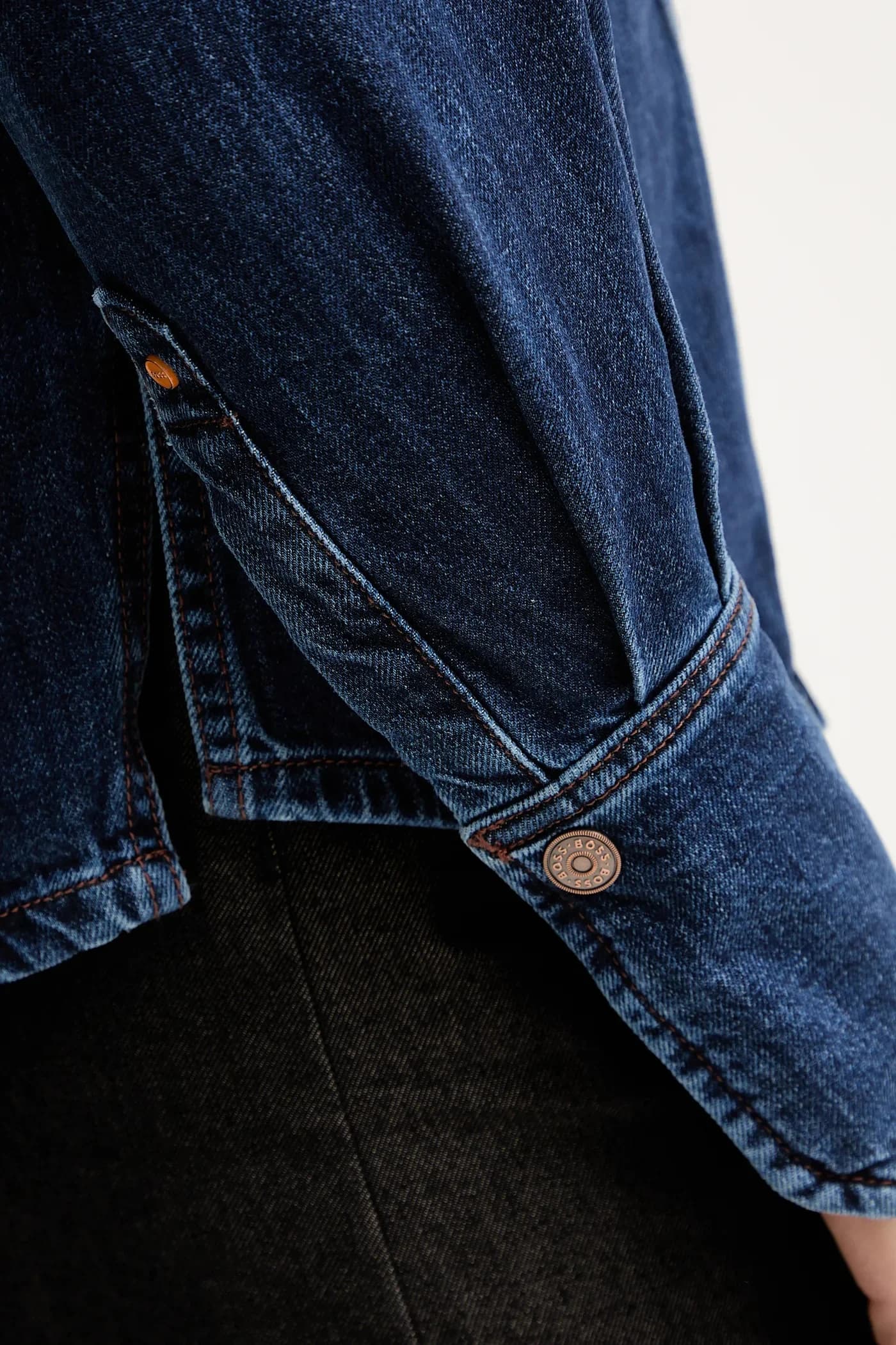 C_SHIRT LS джинсовая рубашка - фото 5