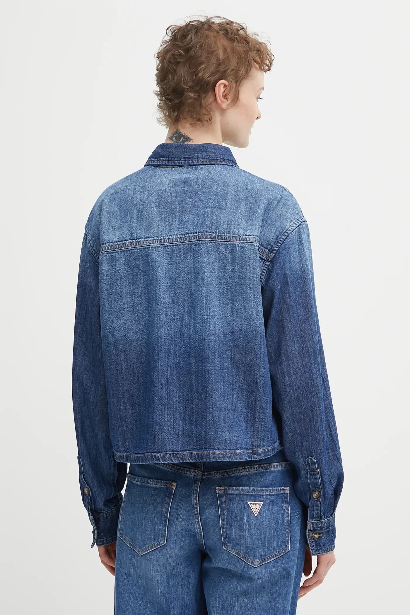 Джинсовая рубашка - фото 3