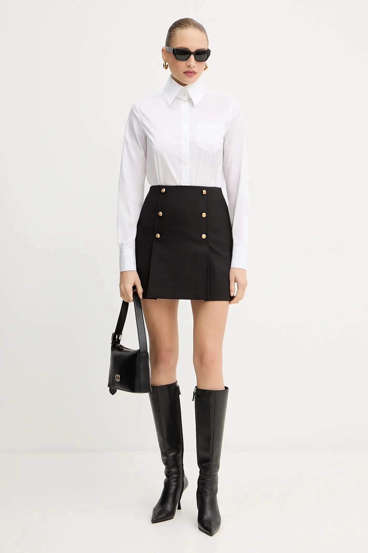 Рубашка из смесового хлопка - фото 2