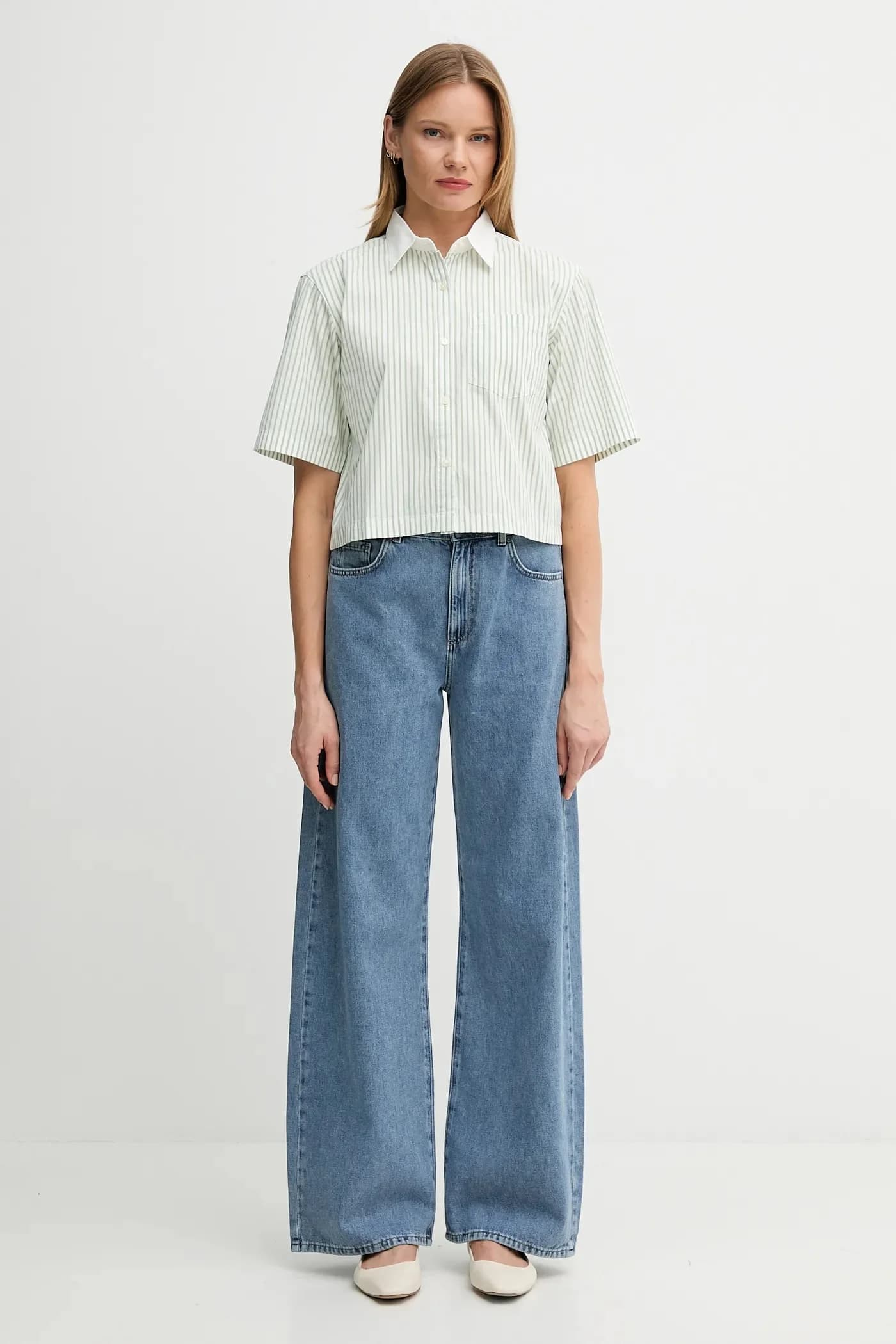 Хлопковая рубашка - фото 2