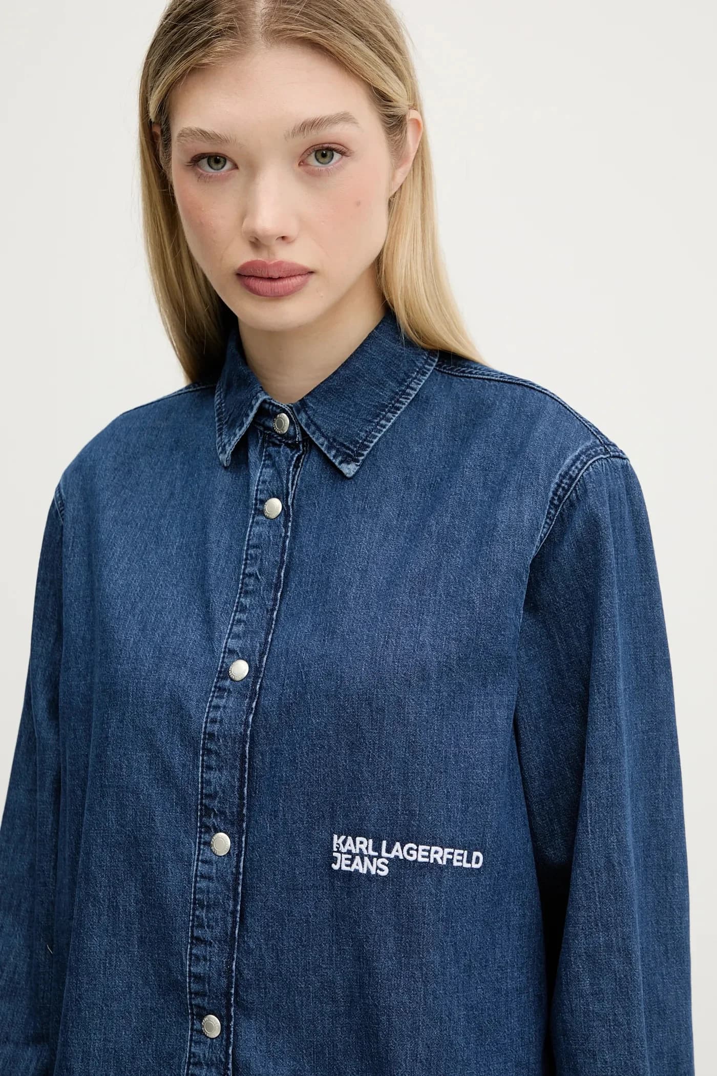 Джинсовая рубашка - фото 4