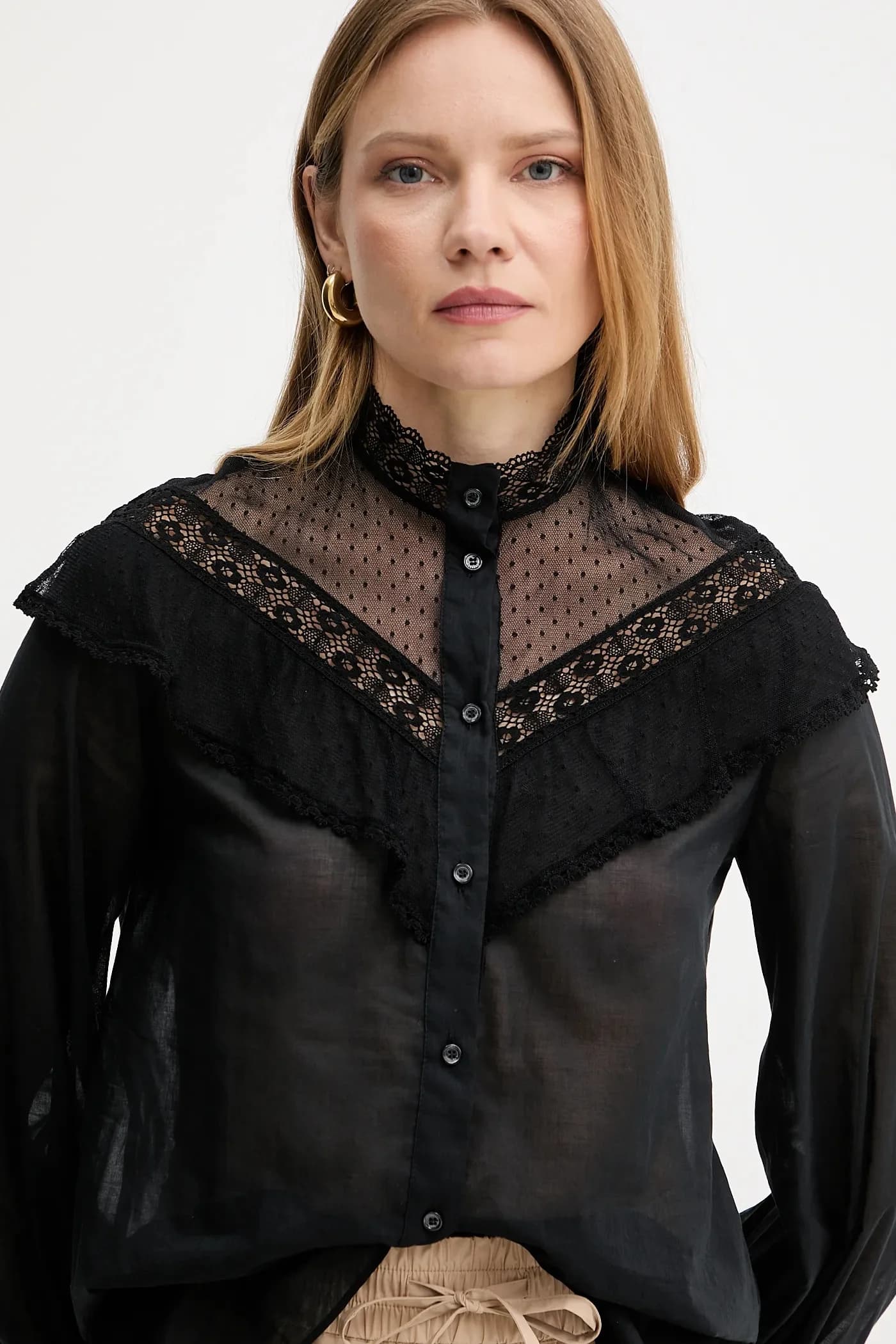 Хлопковая рубашка - фото 4