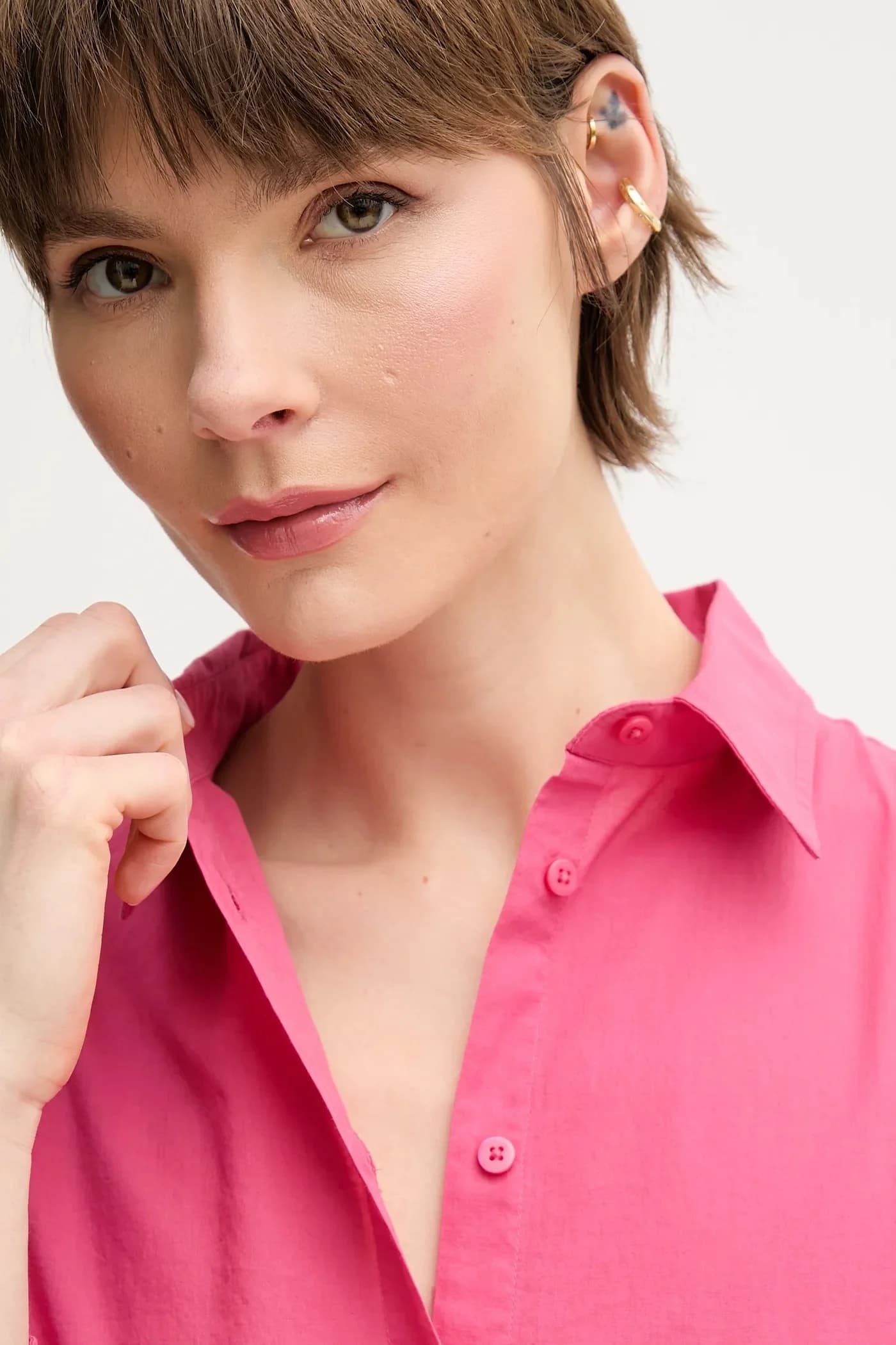 Хлопковая рубашка - фото 4