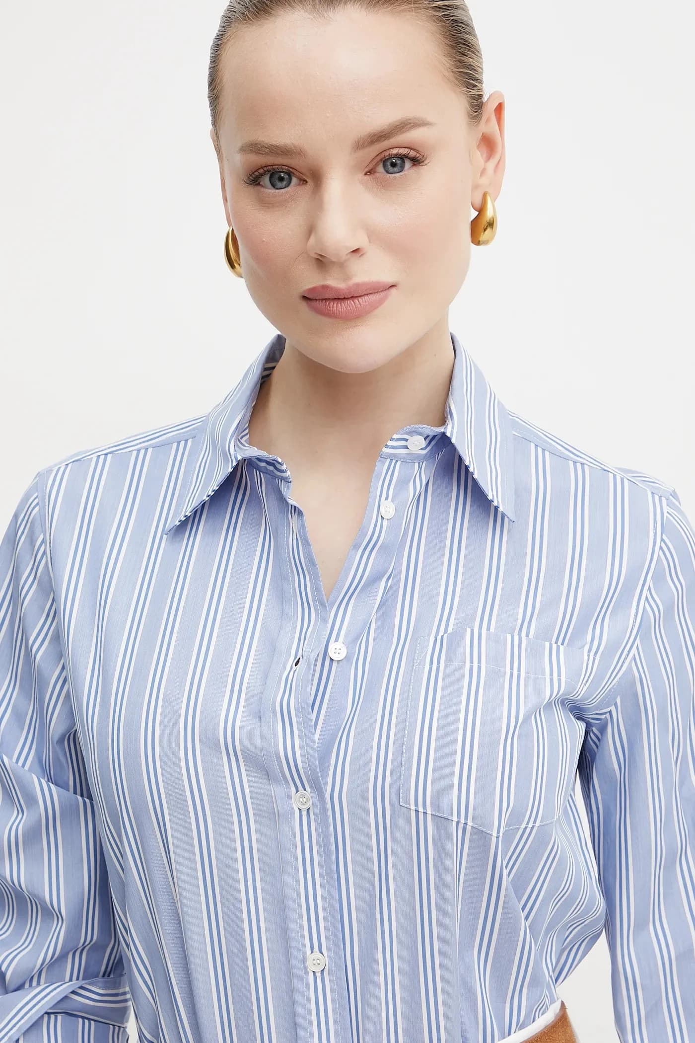 Хлопковая рубашка - фото 4