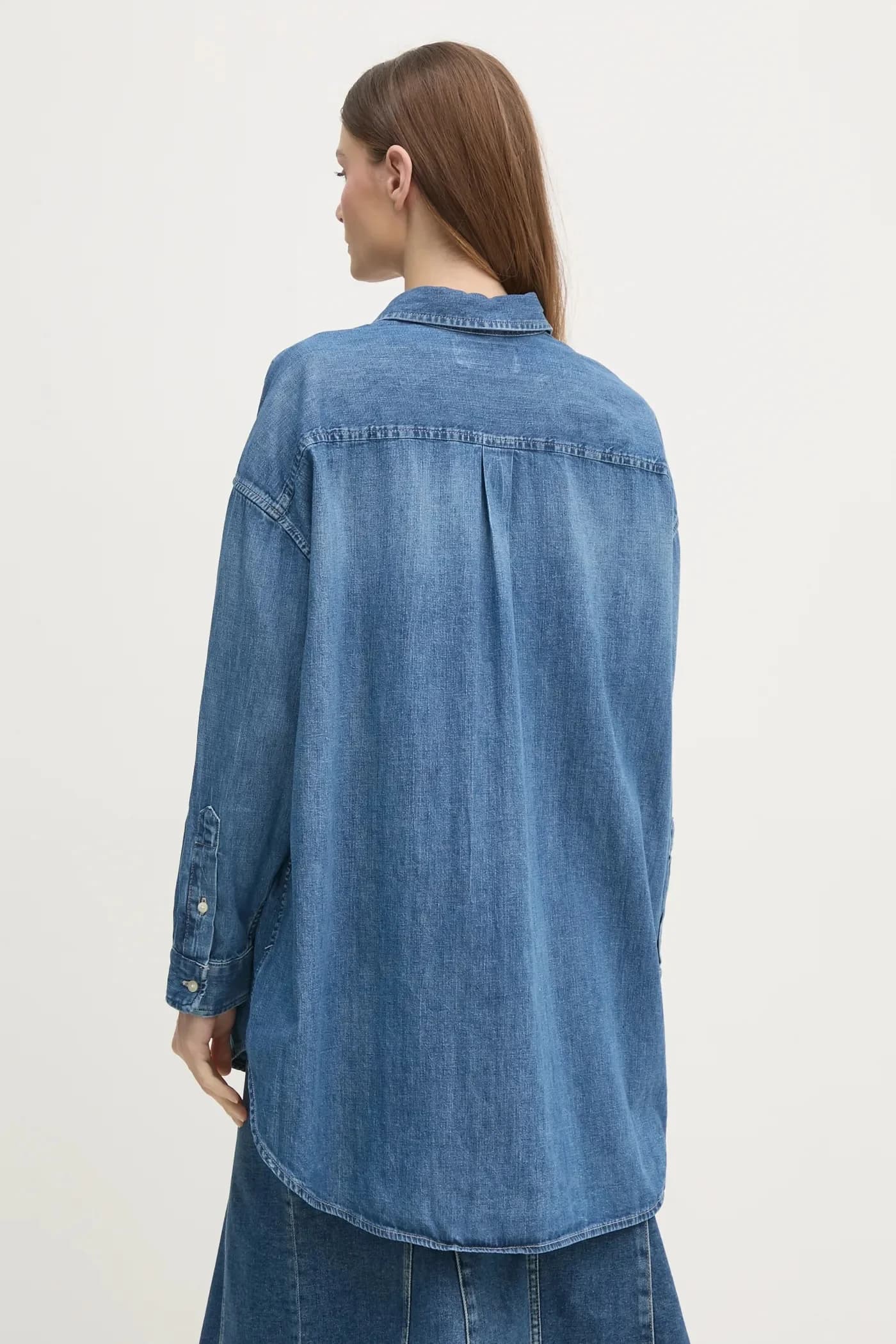 Джинсовая рубашка - фото 3