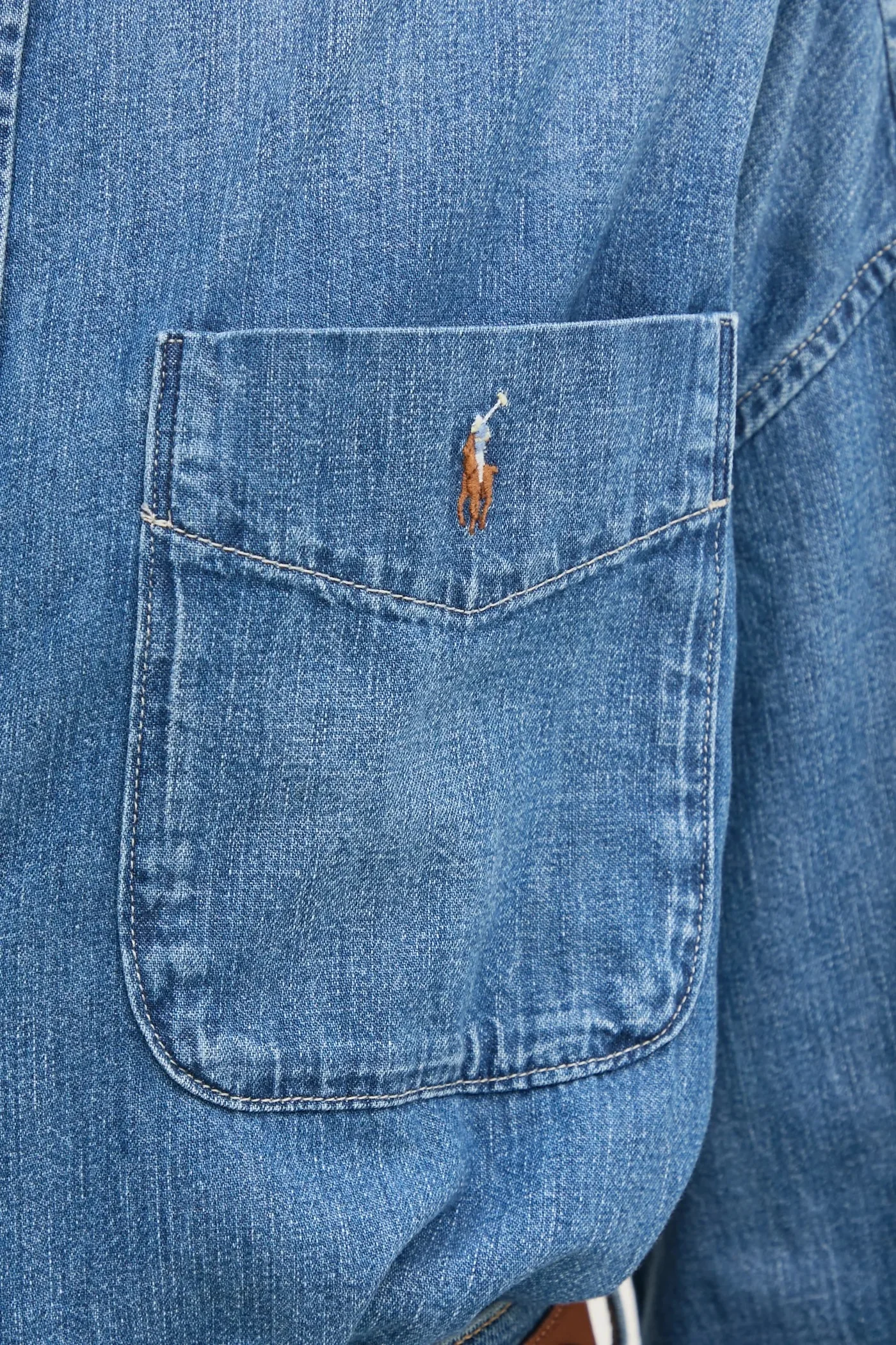 Джинсовая рубашка - фото 5