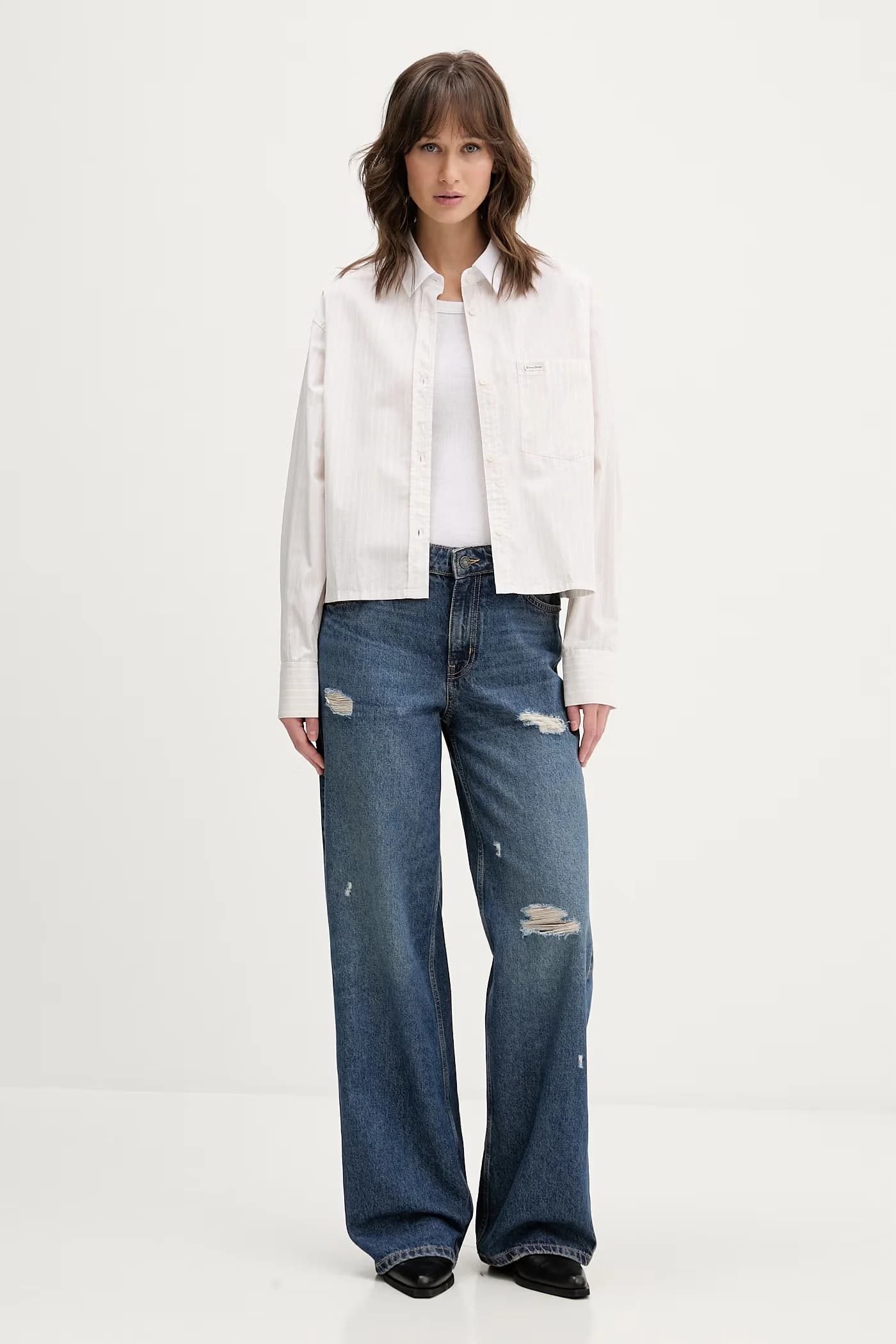 Хлопковая рубашка - фото 2