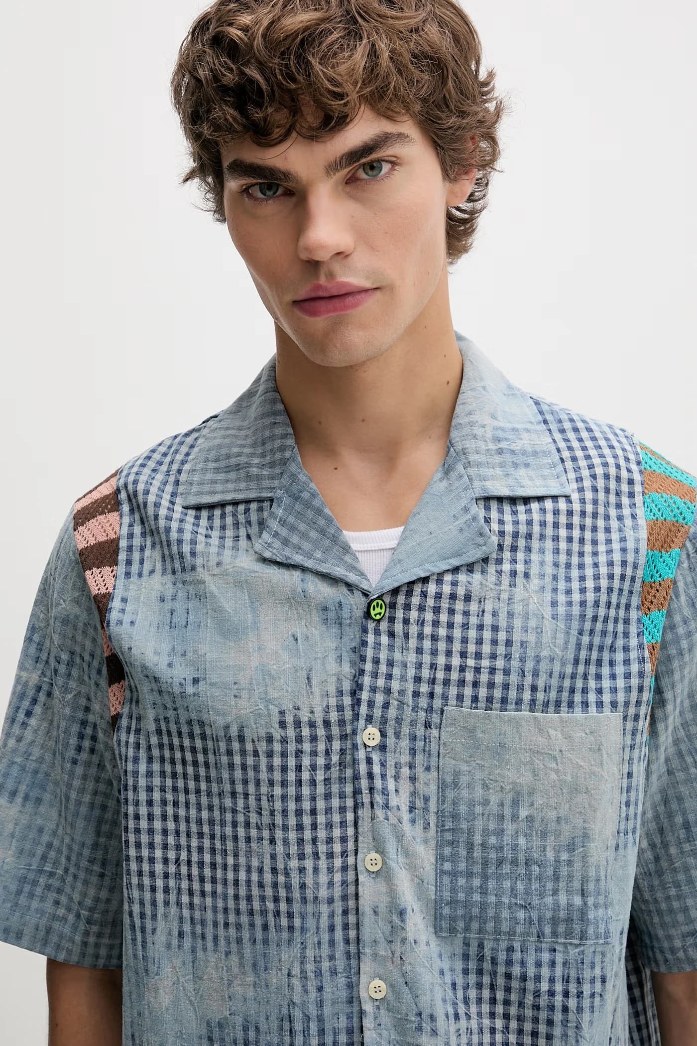 Хлопковая рубашка - фото 8