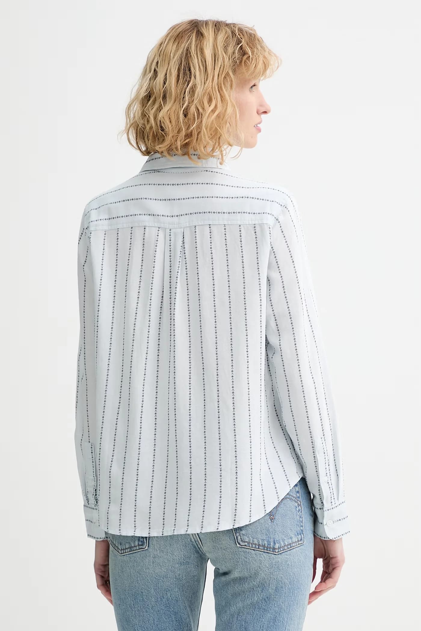 Рубашка NEW CLASSIC FIT BW из смесового льна - фото 3