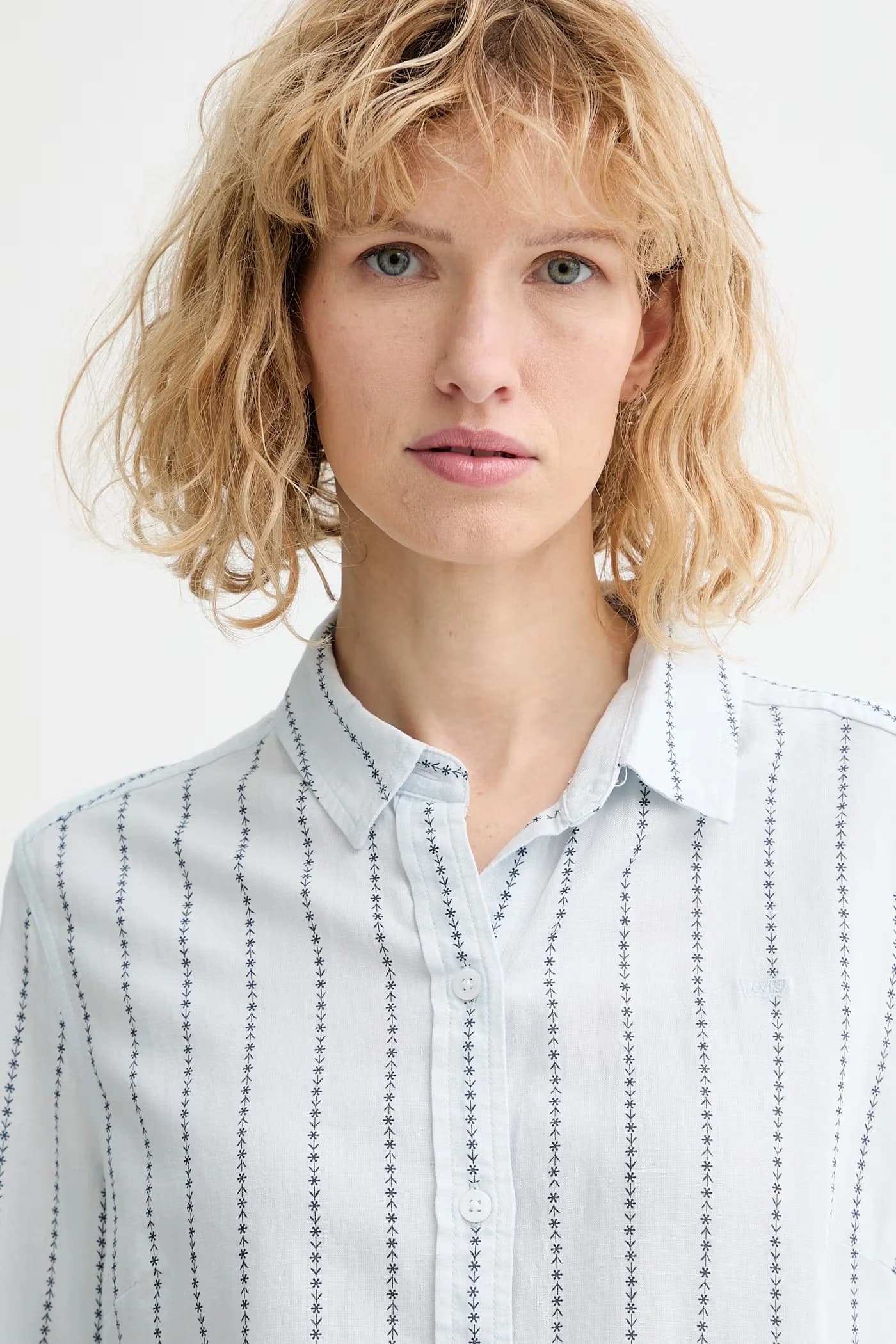 Рубашка NEW CLASSIC FIT BW из смесового льна - фото 4