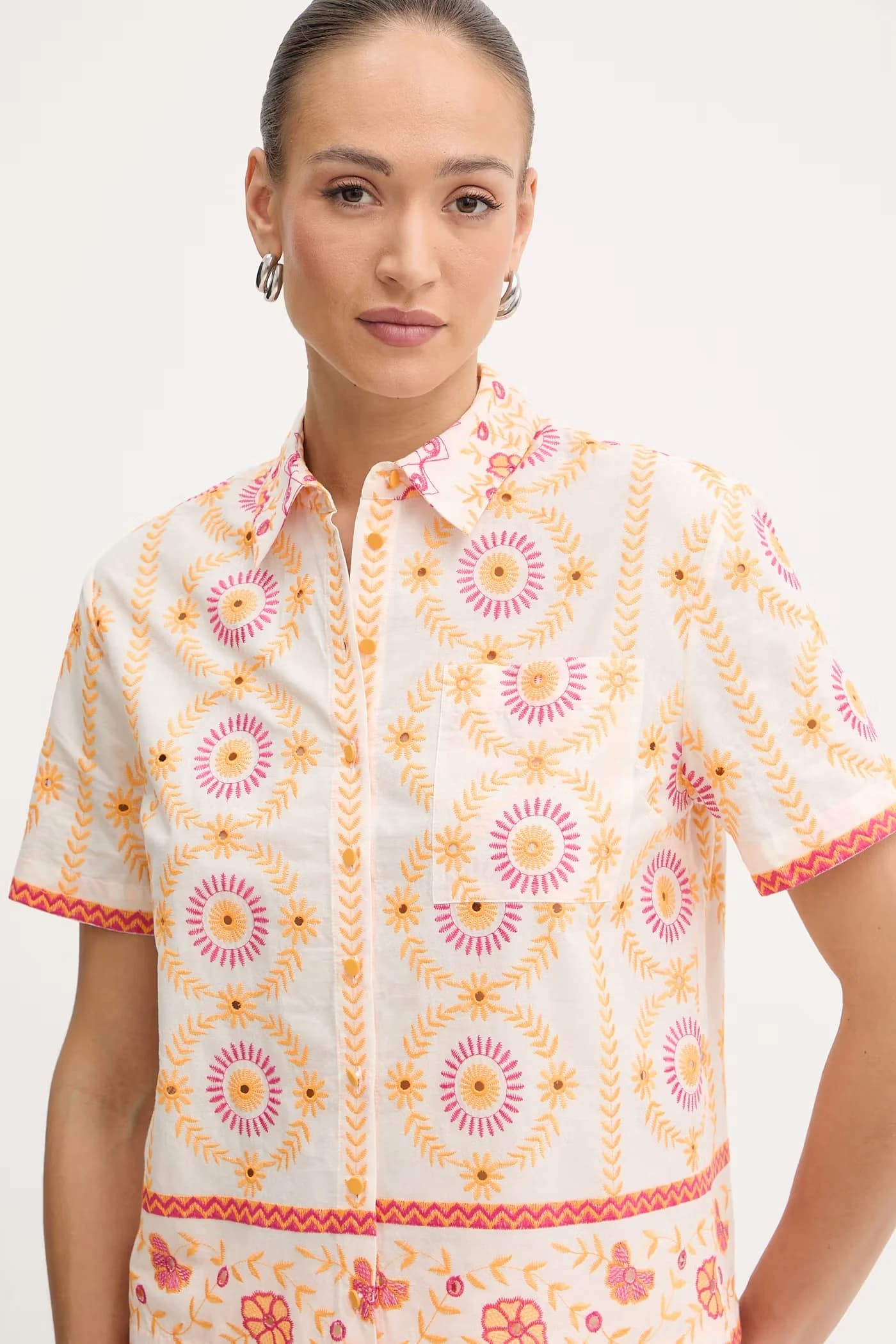 Хлопковая рубашка - фото 4