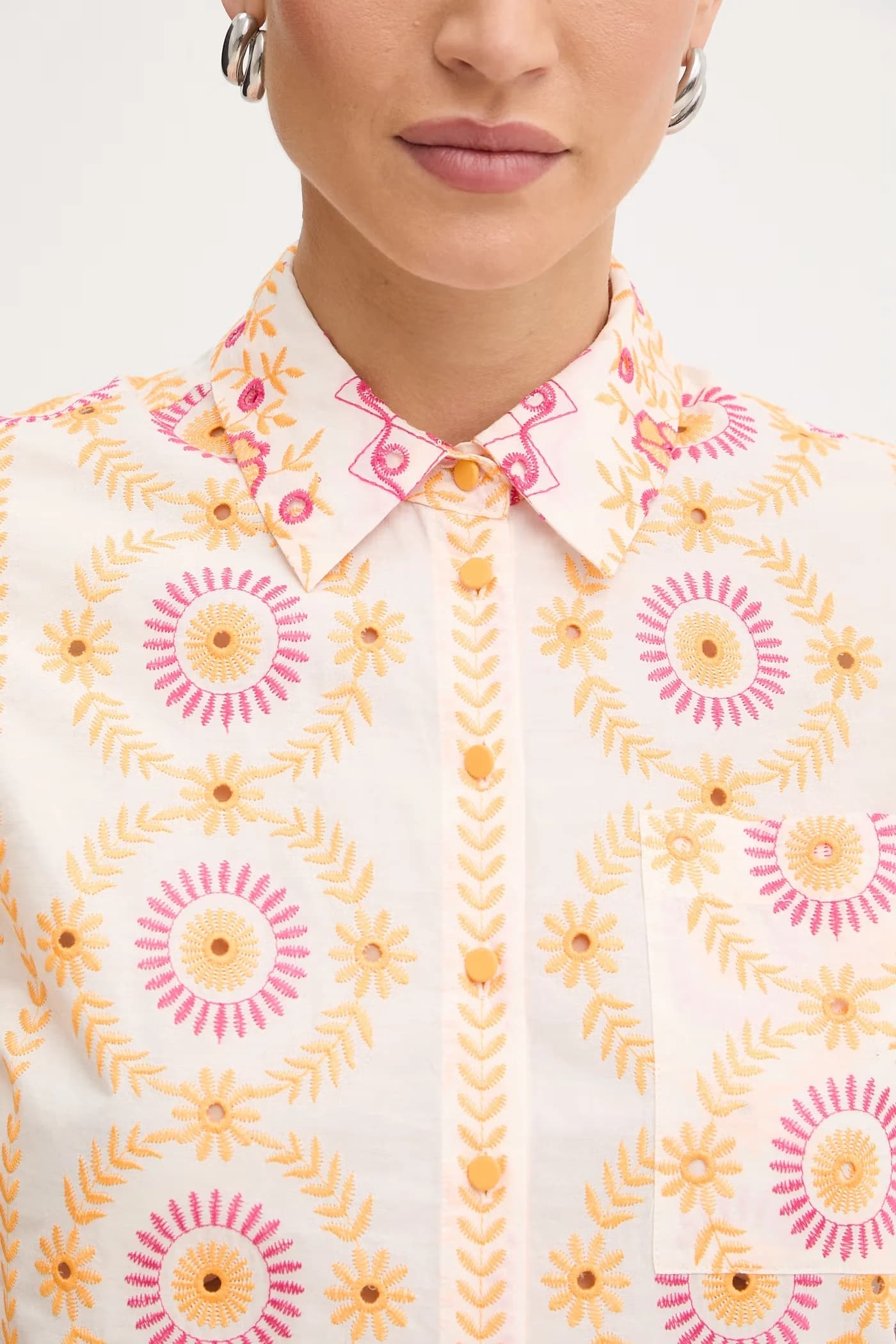 Хлопковая рубашка - фото 5