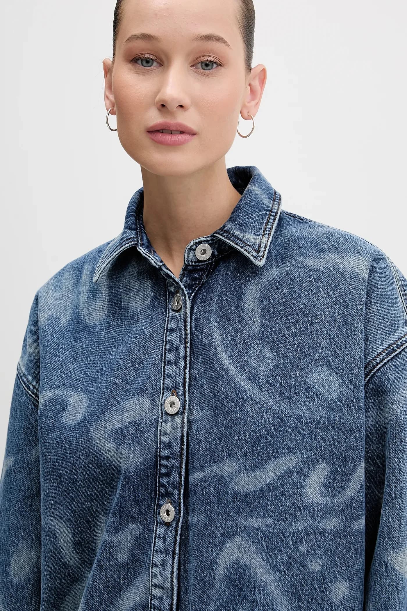 джинсовая рубашка Garesa_4_B - фото 4