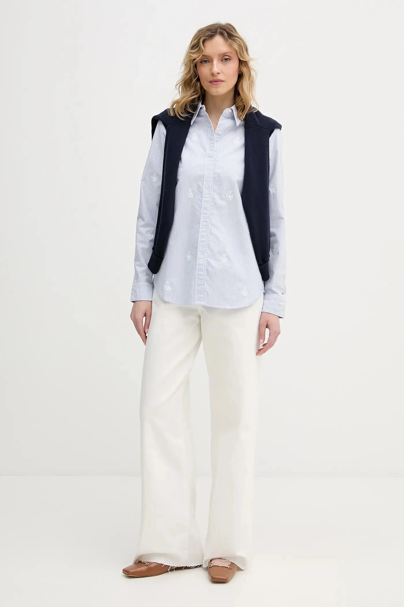 Хлопковая рубашка - фото 2