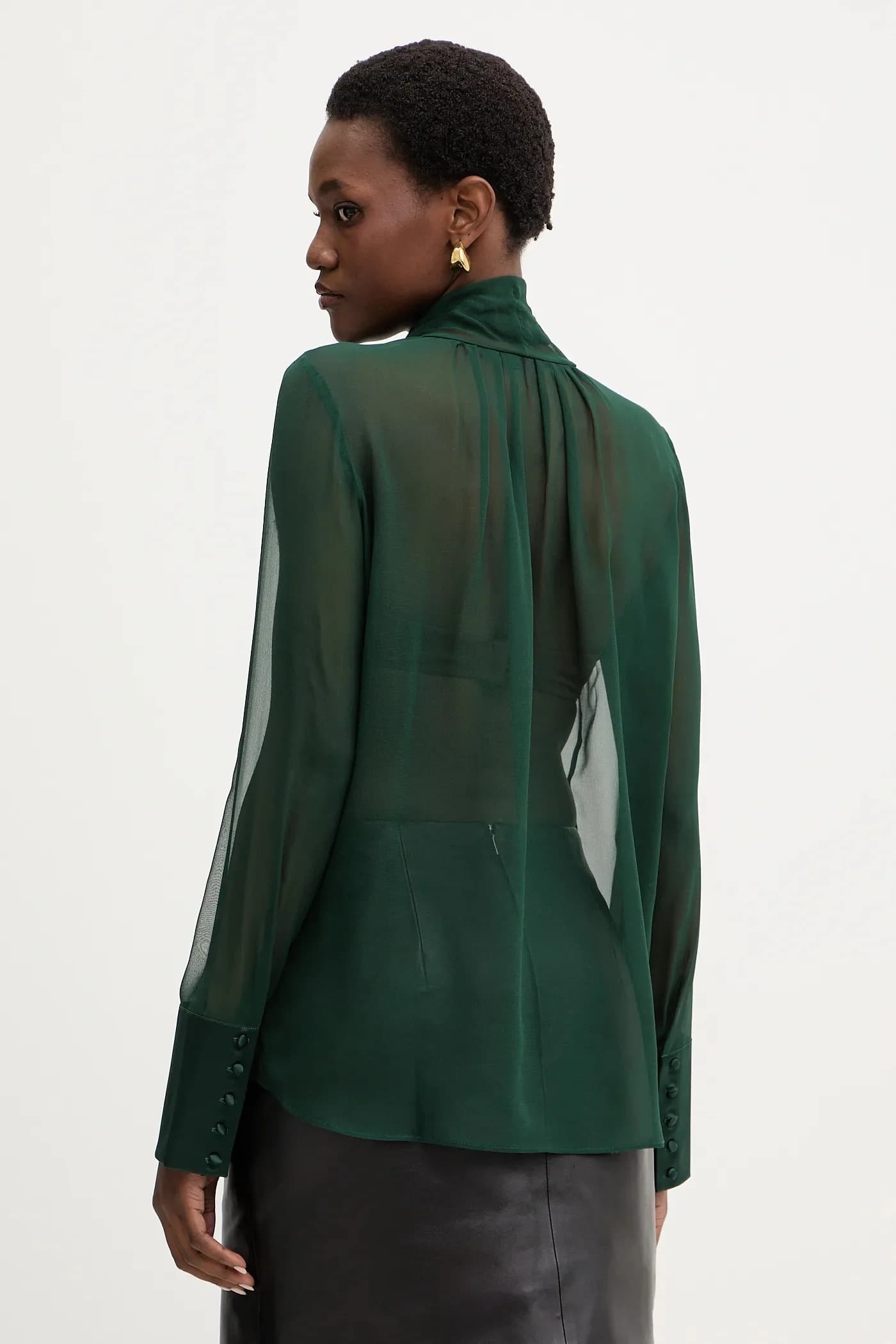 шелковая рубашка Сури - фото 3