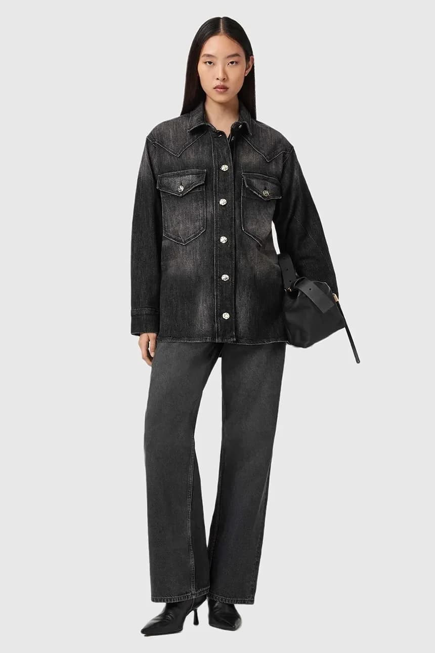 Джинсовая рубашка - фото 5