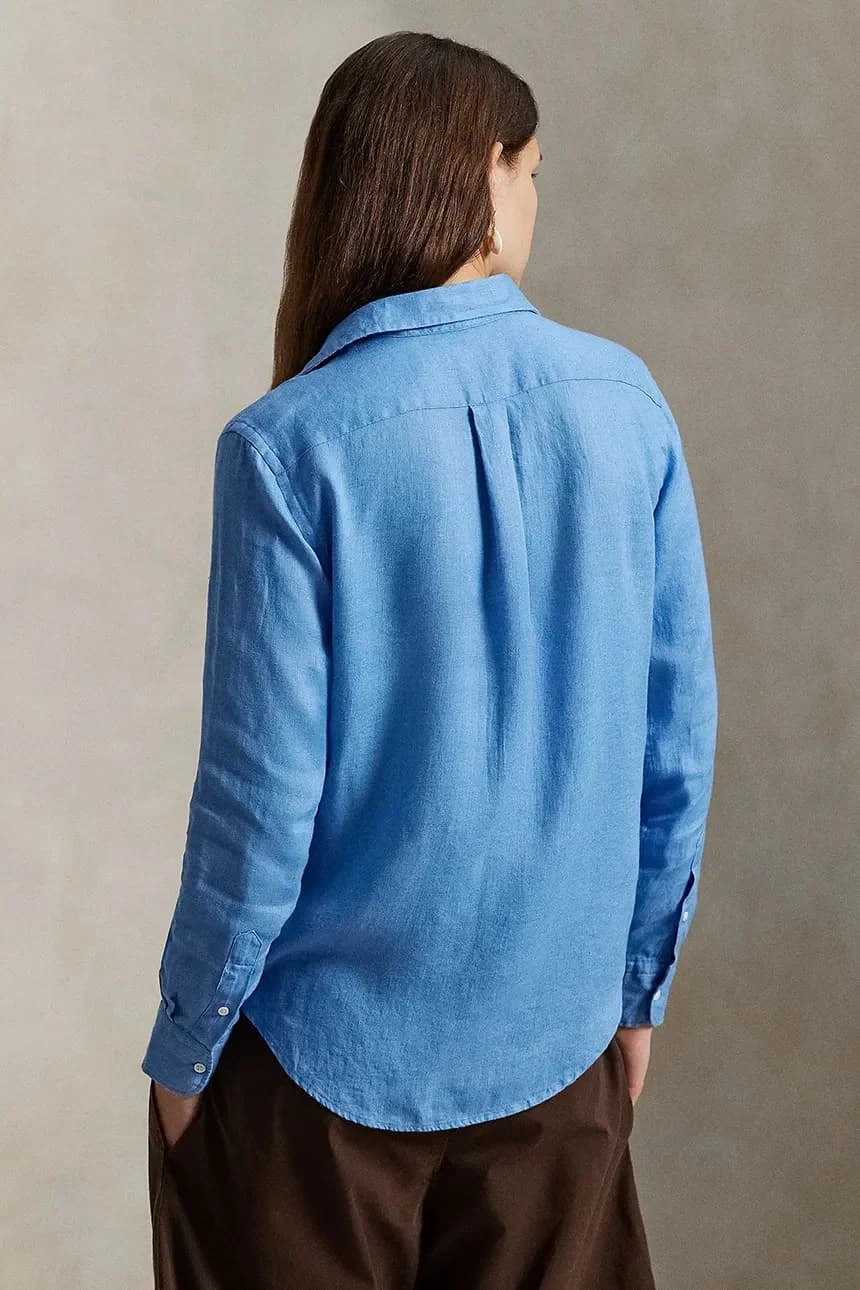 Льняная рубашка - фото 2