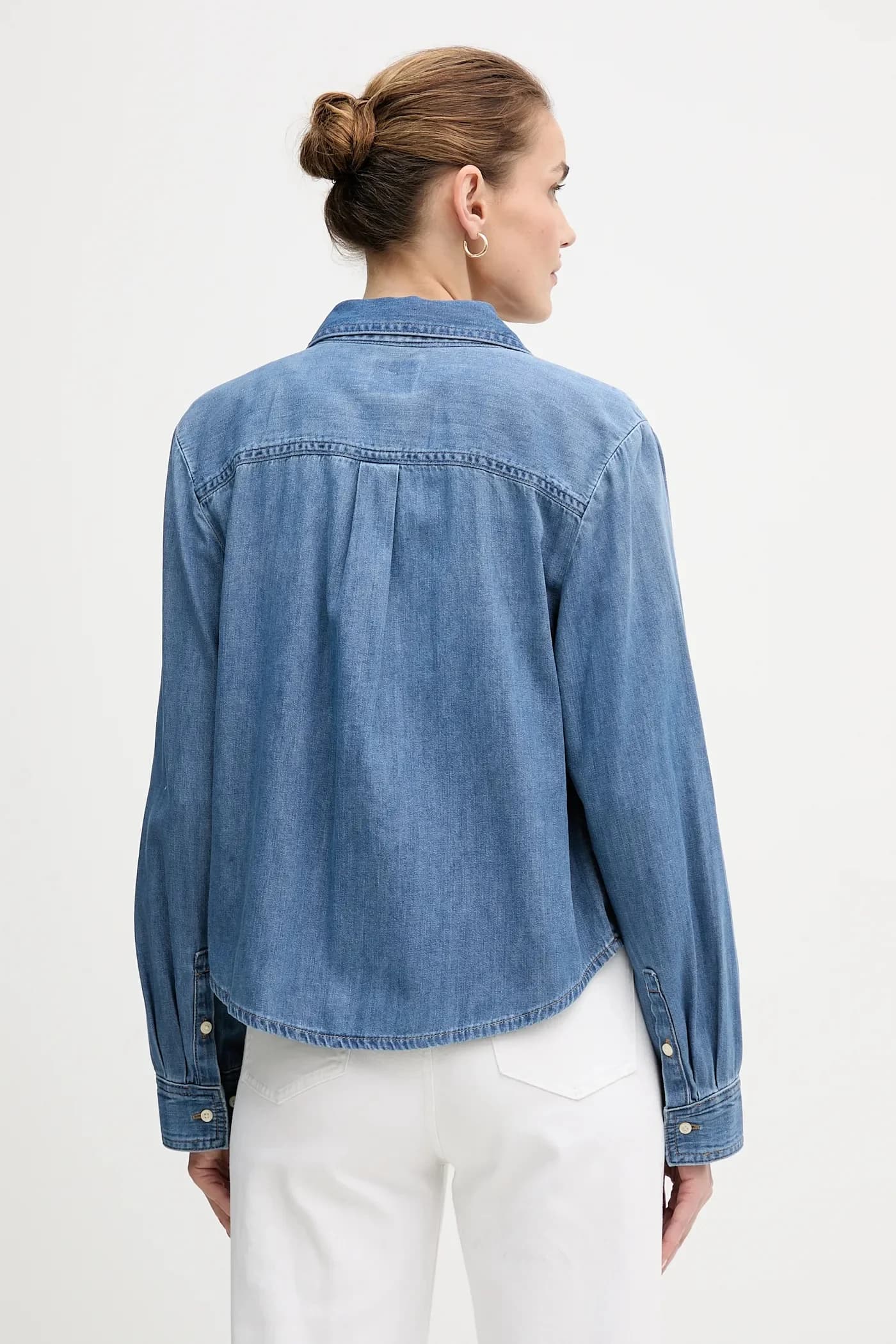 Джинсовая рубашка - фото 3