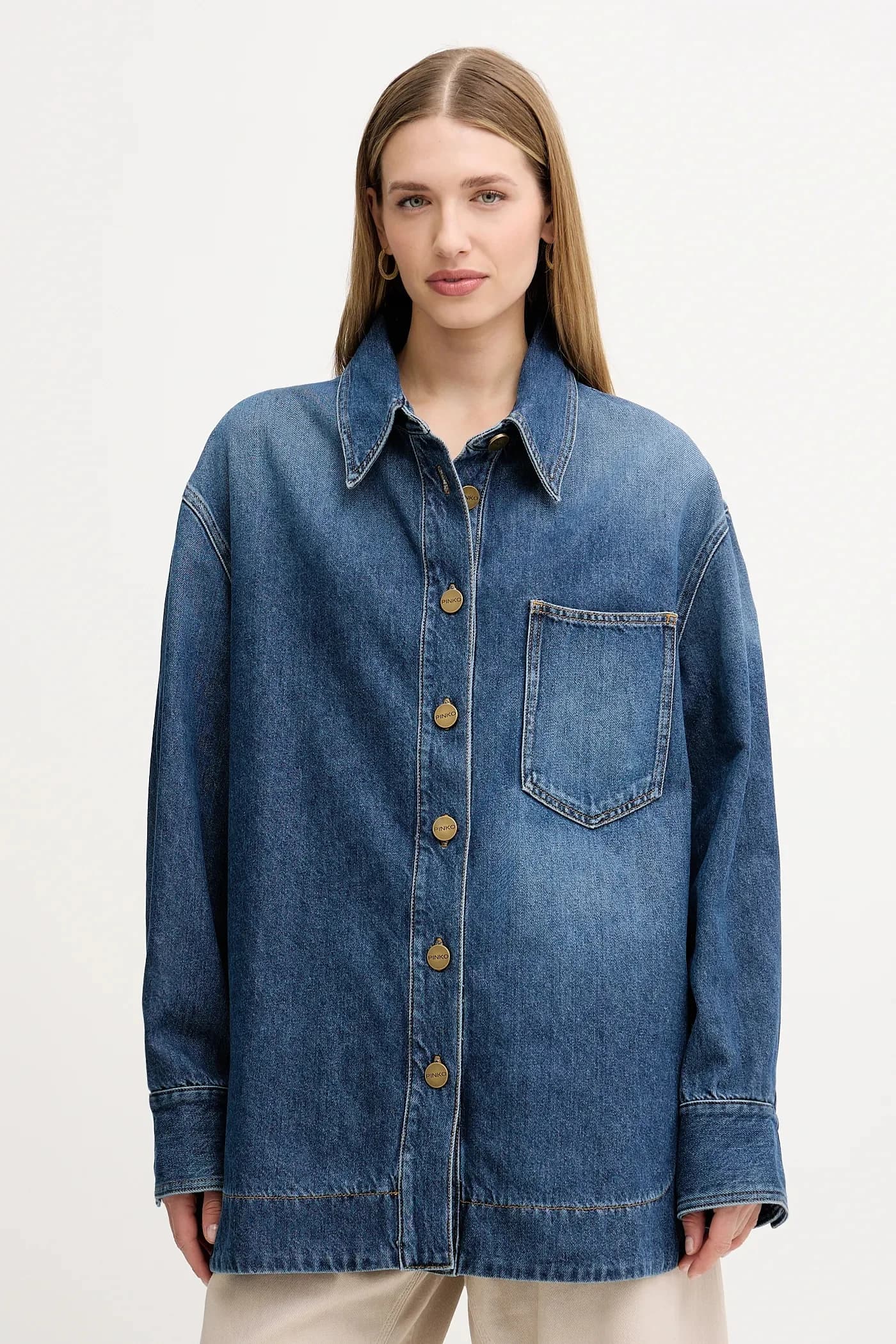 Джинсовая рубашка