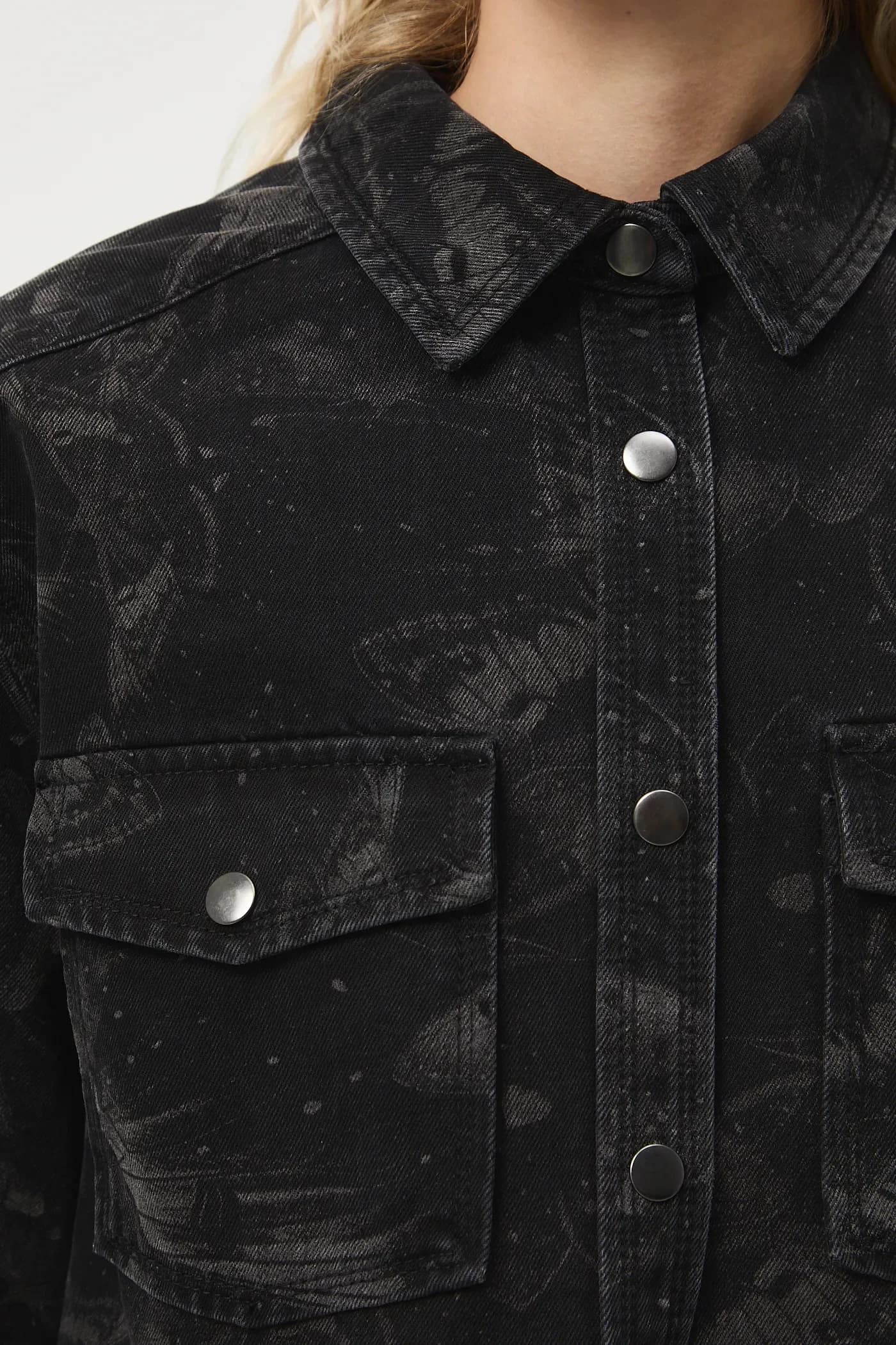 Джинсовая рубашка - фото 6