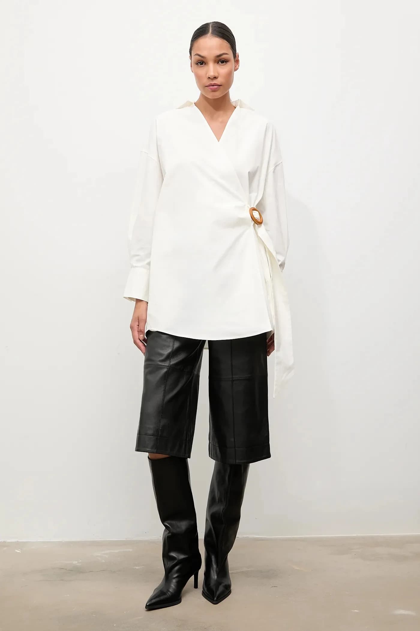 Хлопковая рубашка - фото 2