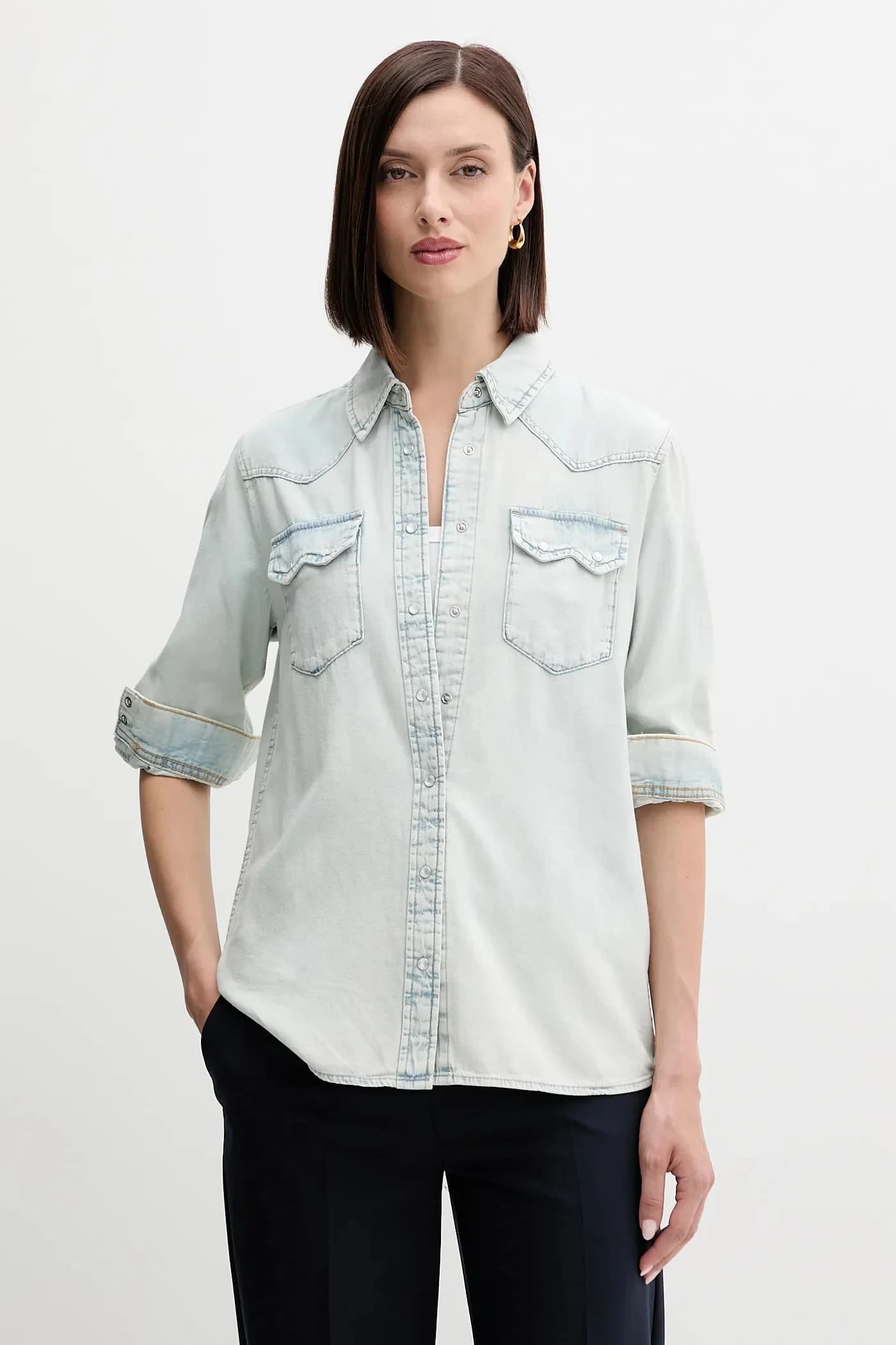 Джинсовая рубашка