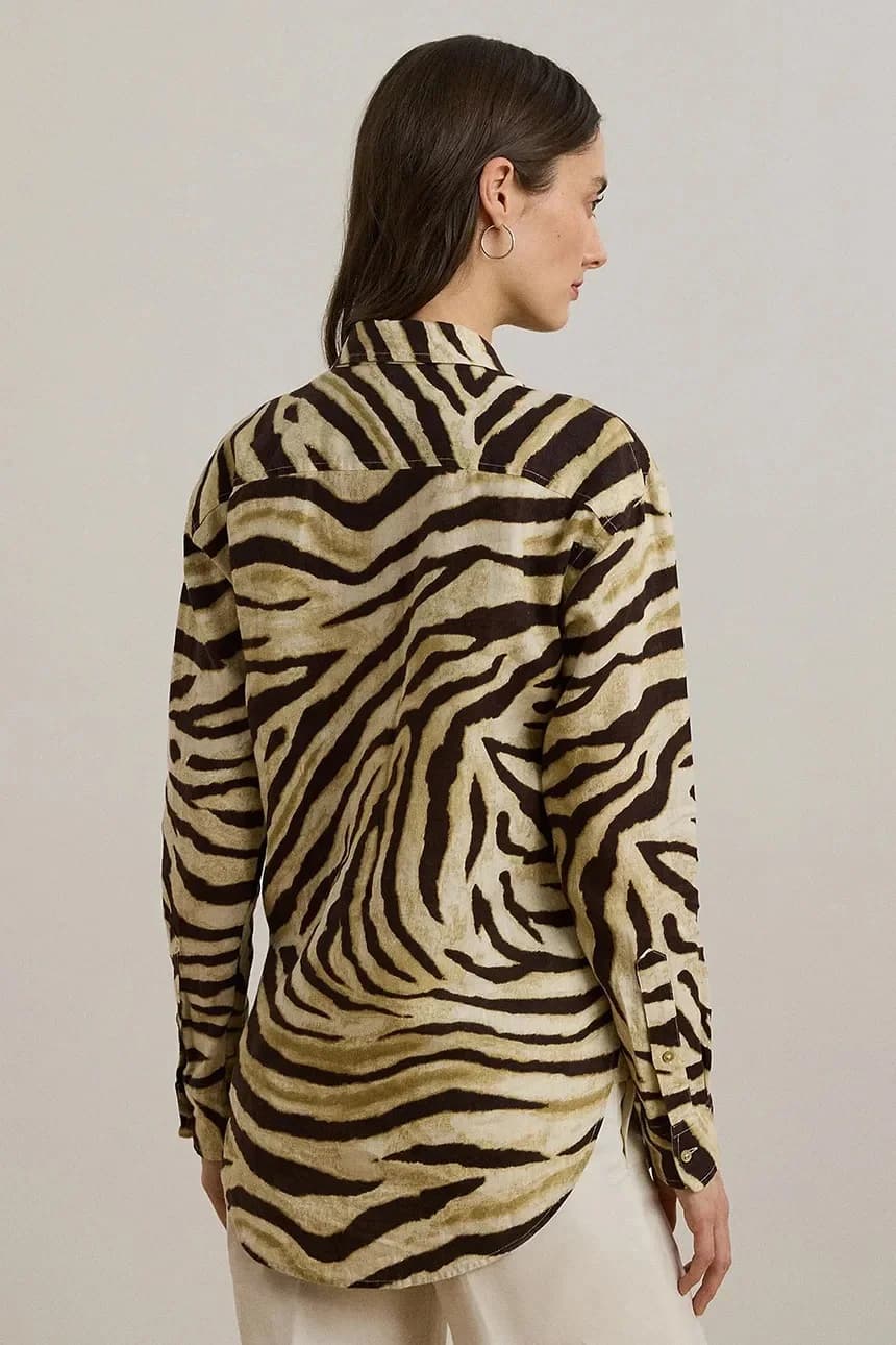 Льняная рубашка - фото 2