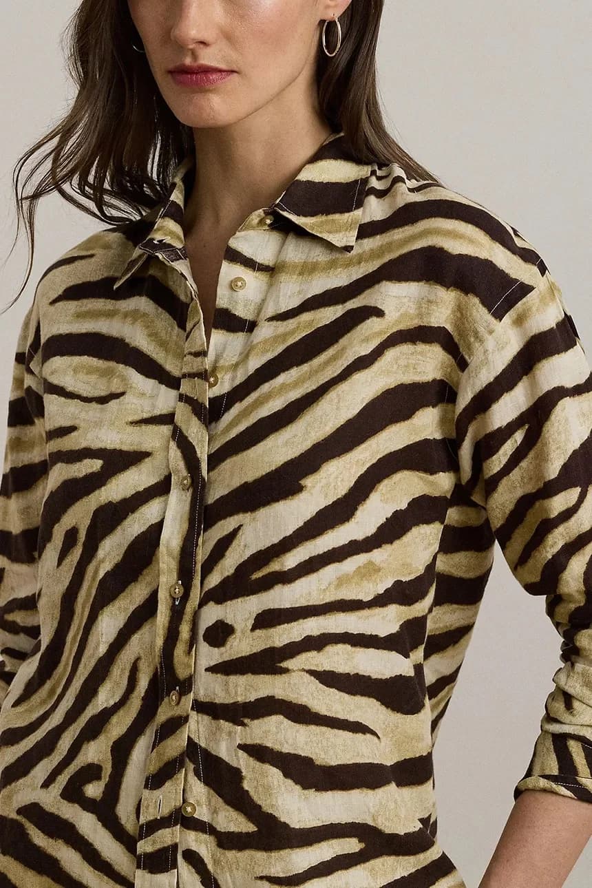 Льняная рубашка - фото 4