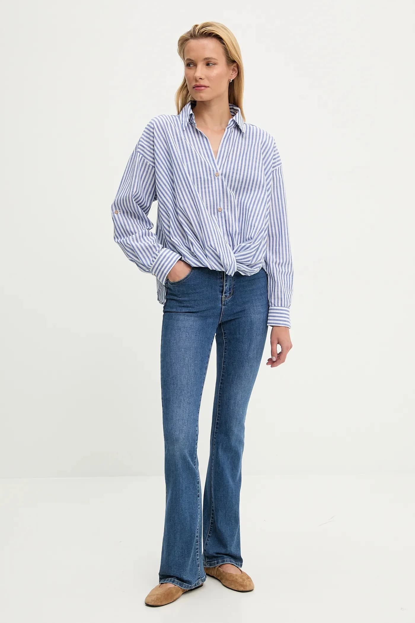 Хлопковая рубашка - фото 2