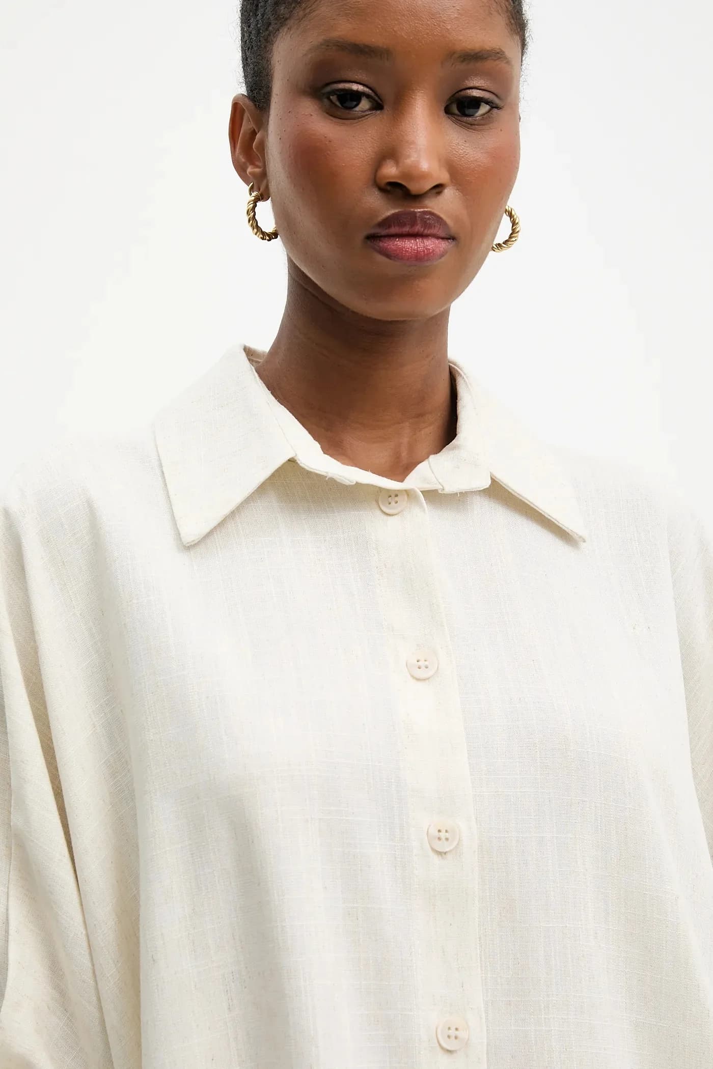 Льняная рубашка - фото 4