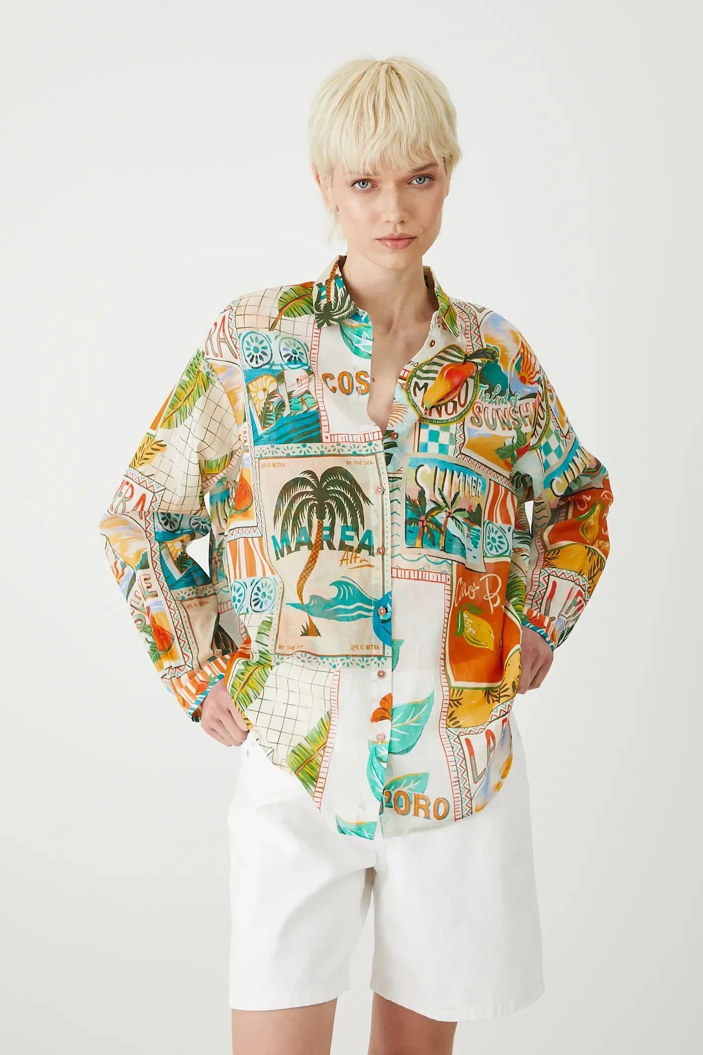 Хлопковая рубашка - фото 4