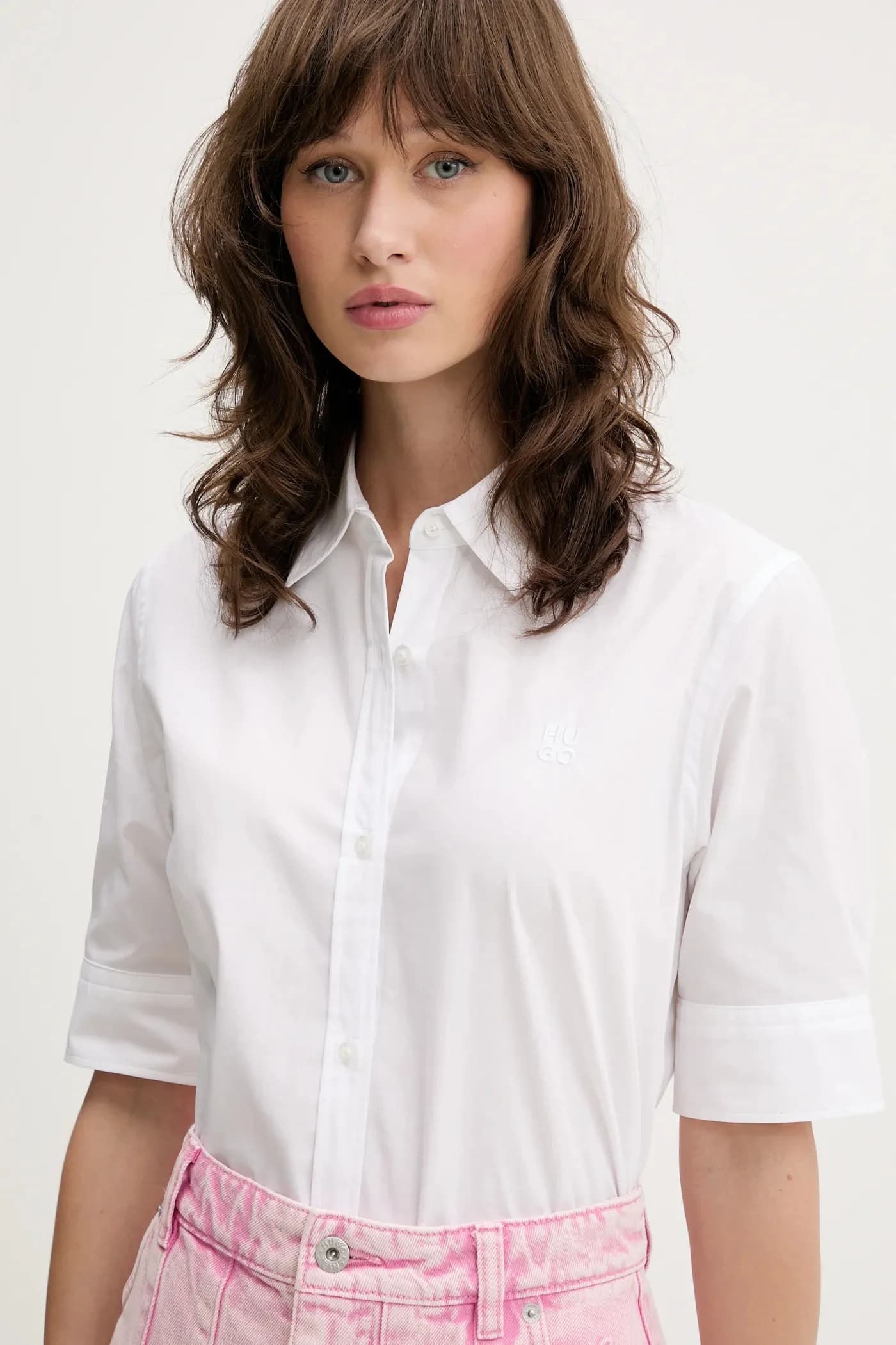 Хлопковая рубашка - фото 4