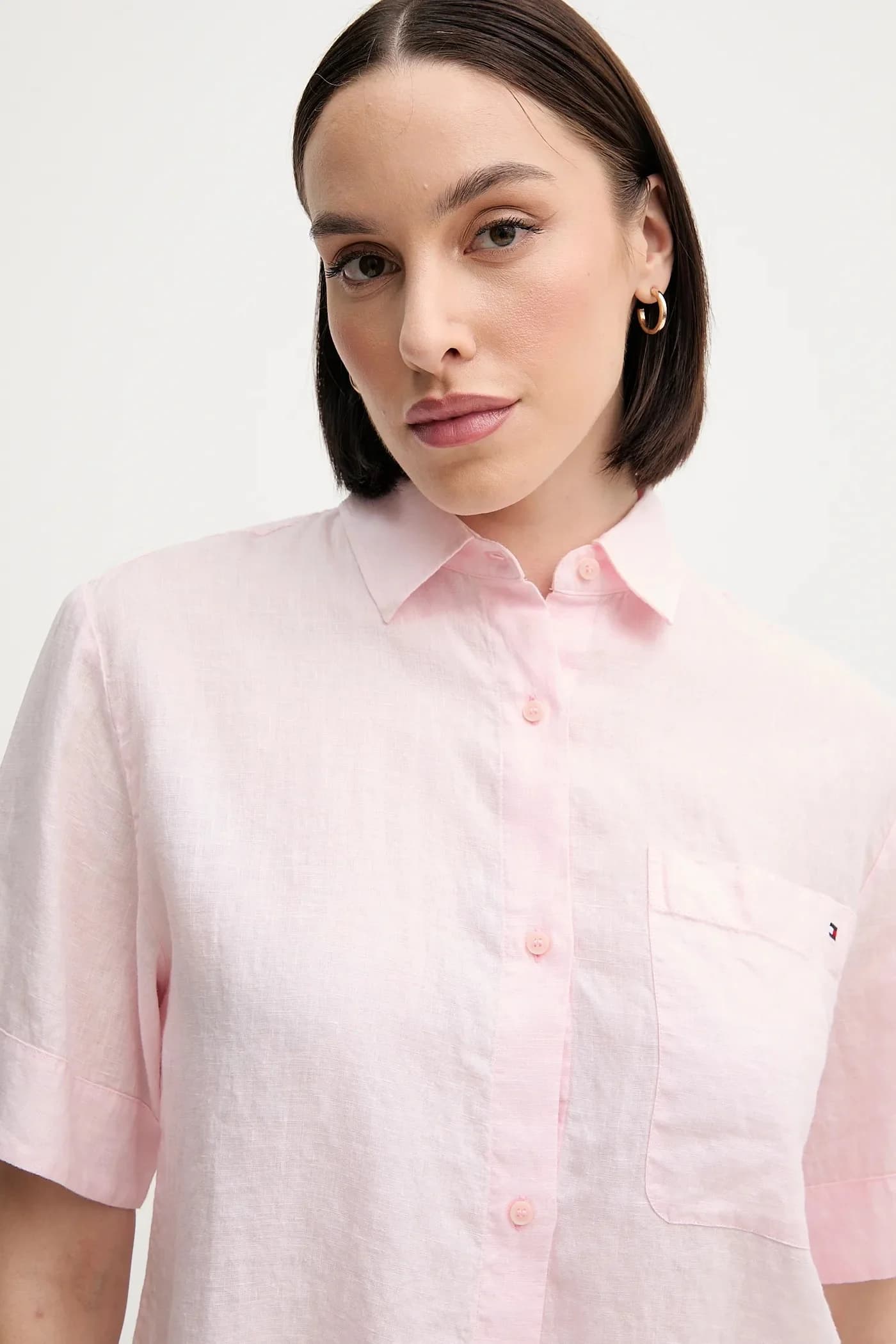 Льняная рубашка - фото 4