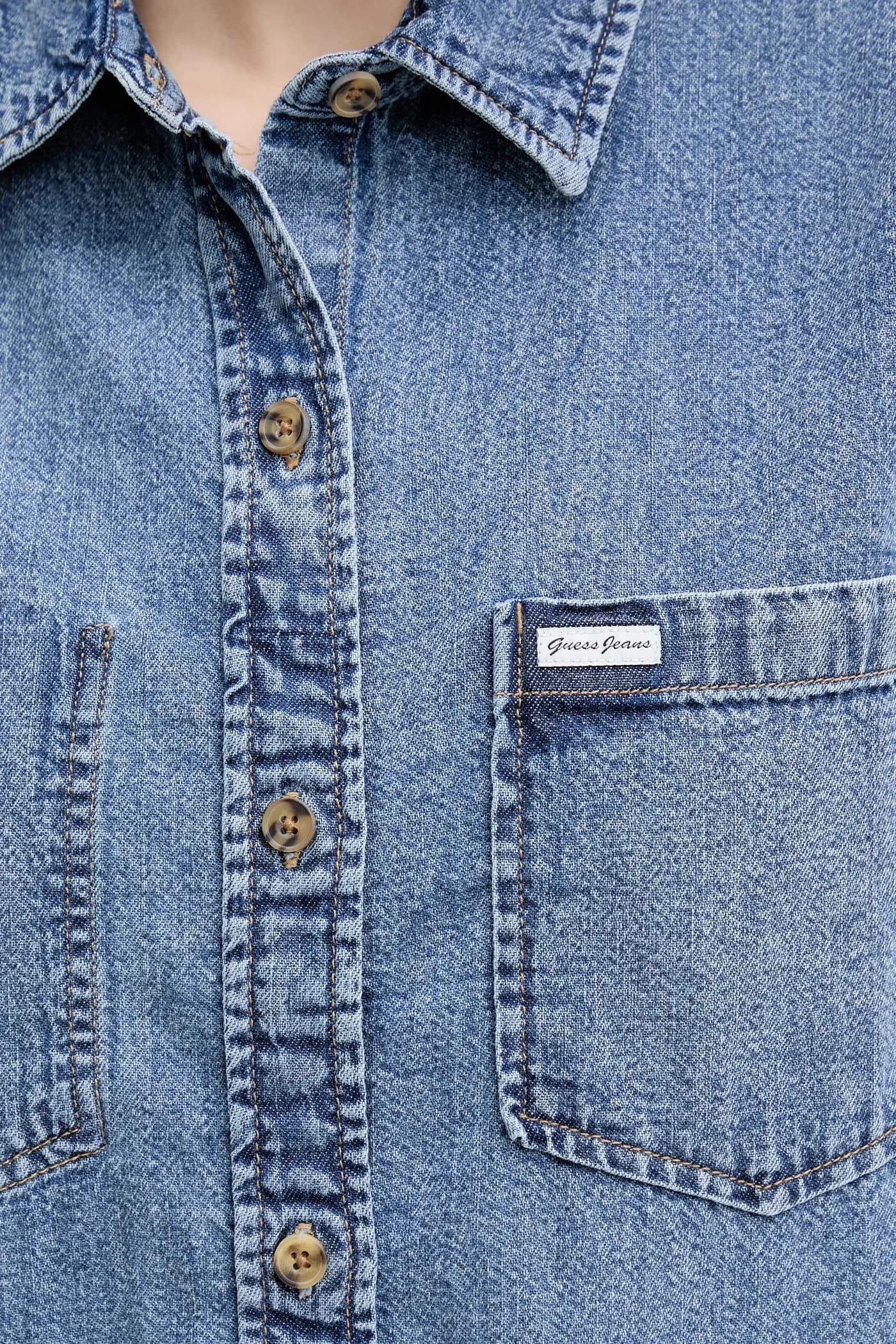 Джинсовая рубашка - фото 5