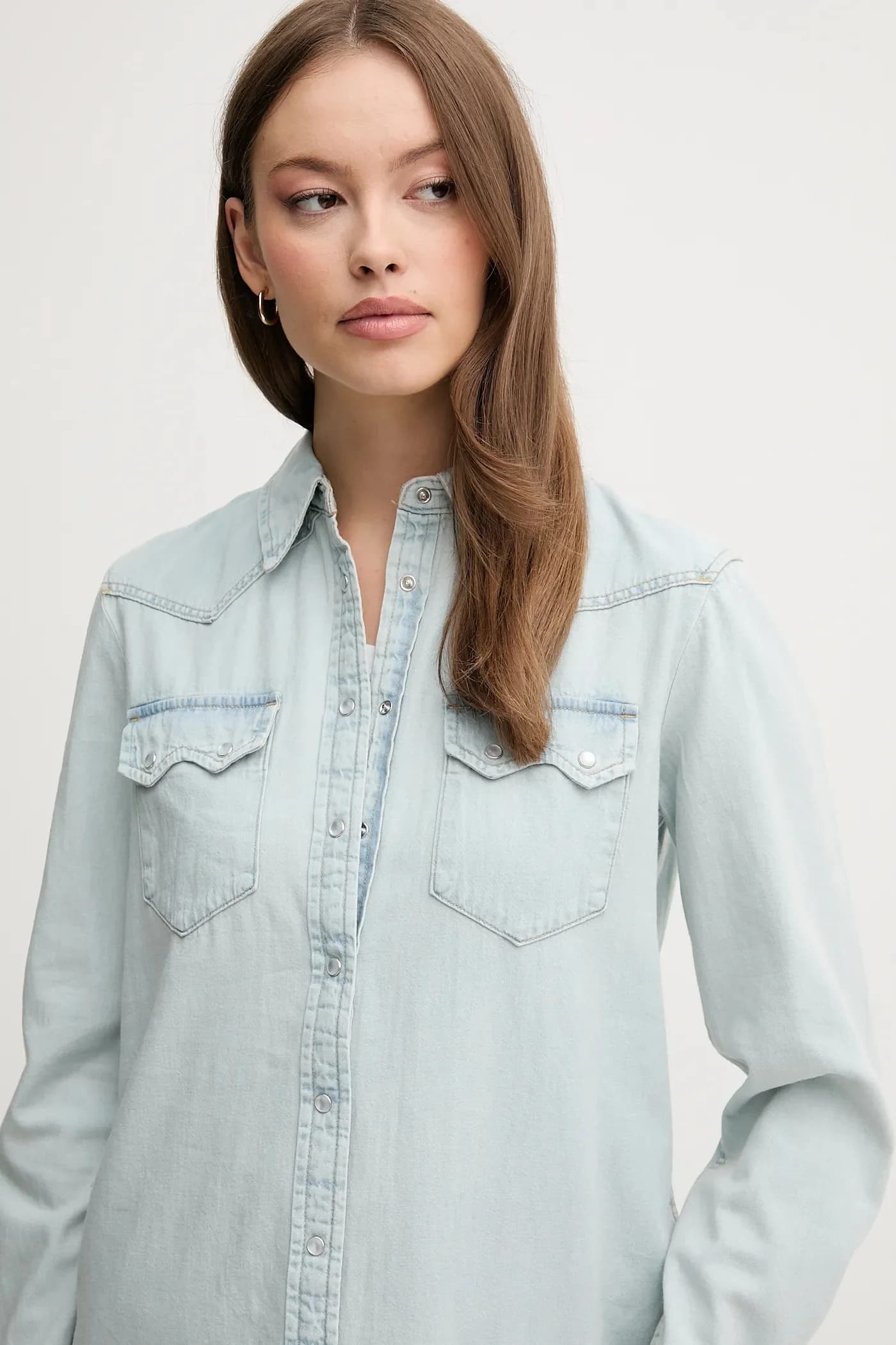 Джинсовая рубашка - фото 4