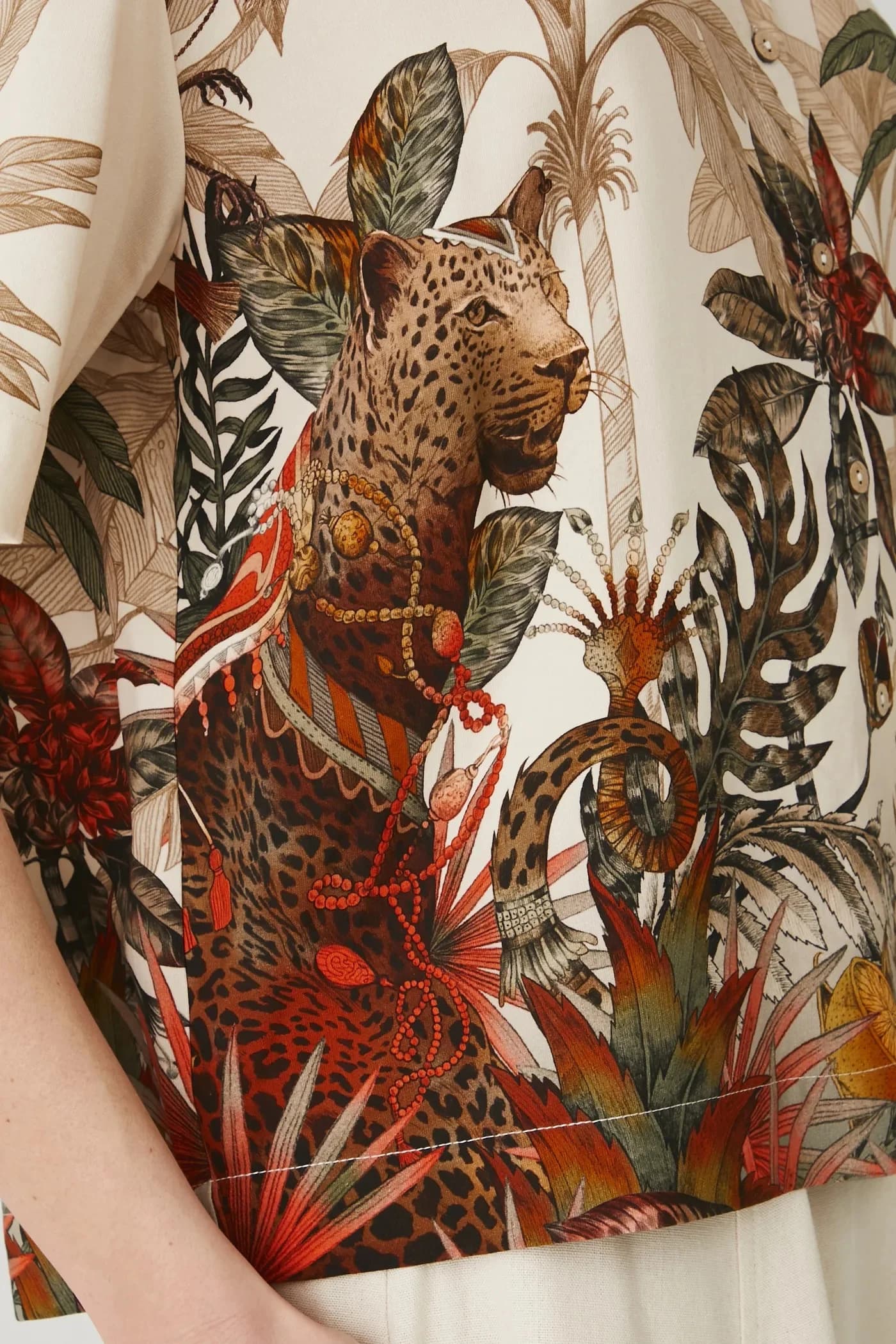 Рубашка из смесового льна - фото 5